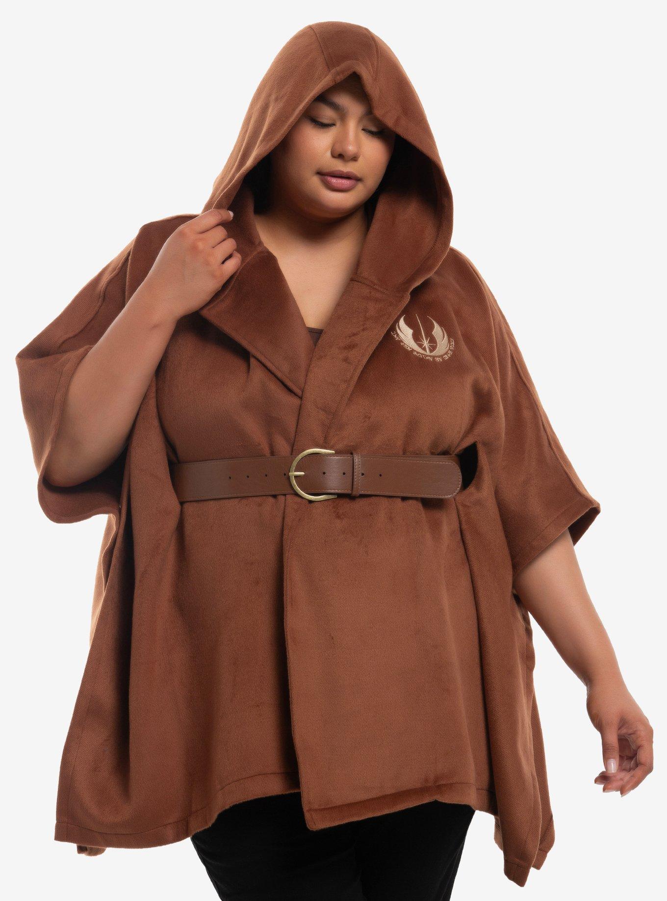 Her Universe Star Wars Jedi Hooded Cape Plus Size Her Universe Exclusive, , hi-res