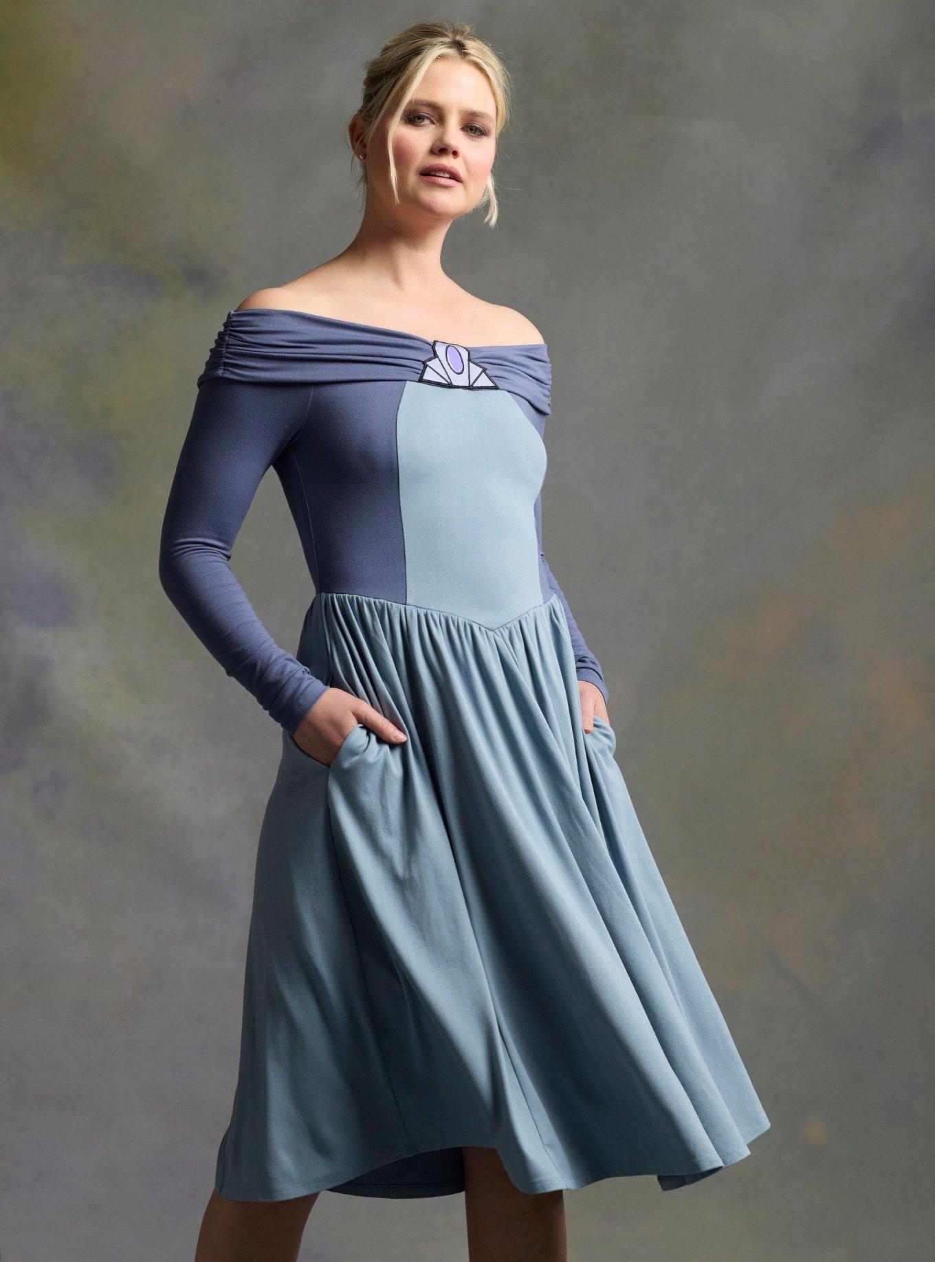 Her Universe Star Wars Duchess Satine Off-Shoulder Dress Her Universe Exclusive, , hi-res