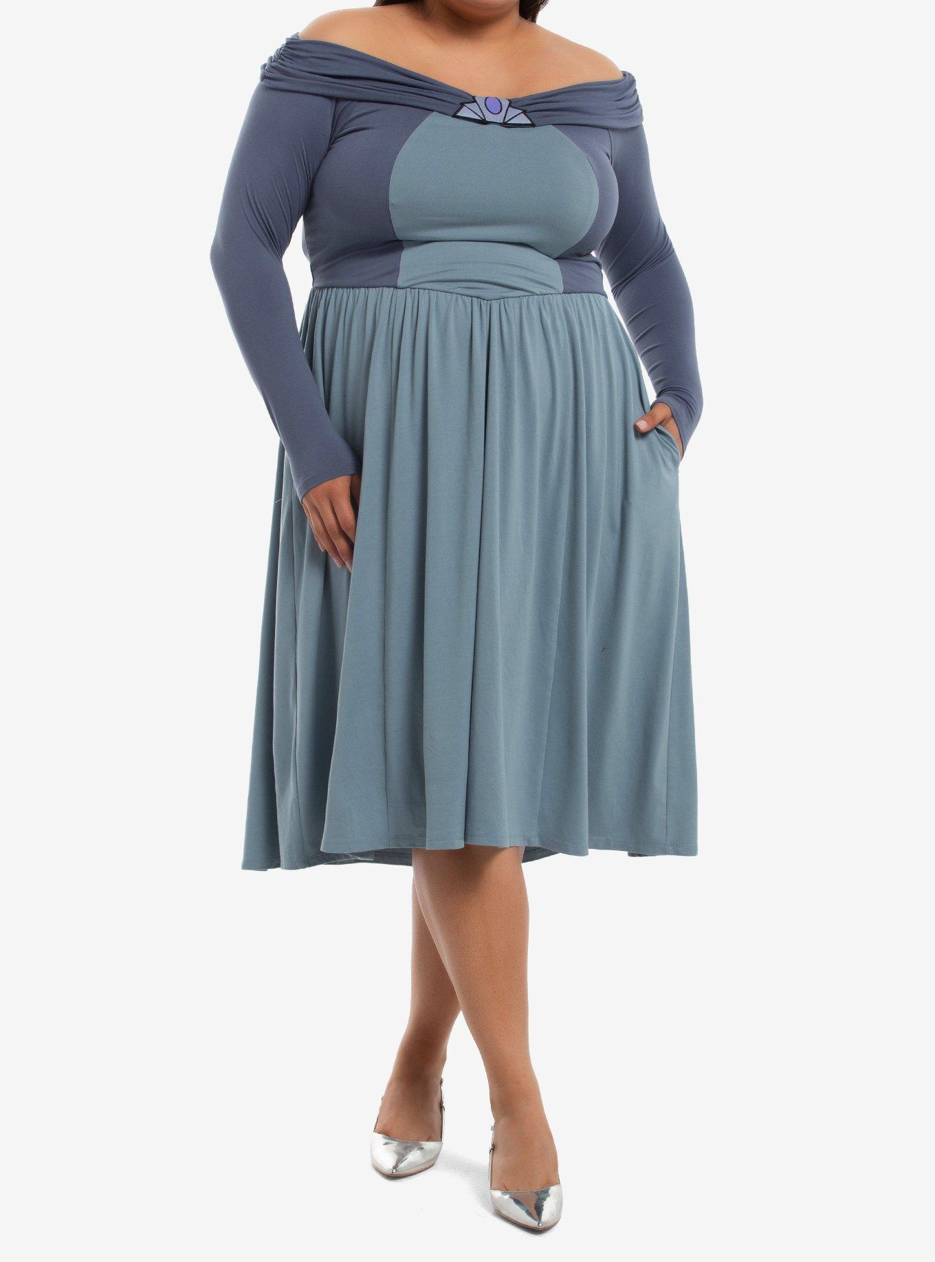 Her Universe Star Wars Duchess Satine Off-Shoulder Dress Plus Size Her Universe Exclusive, , hi-res