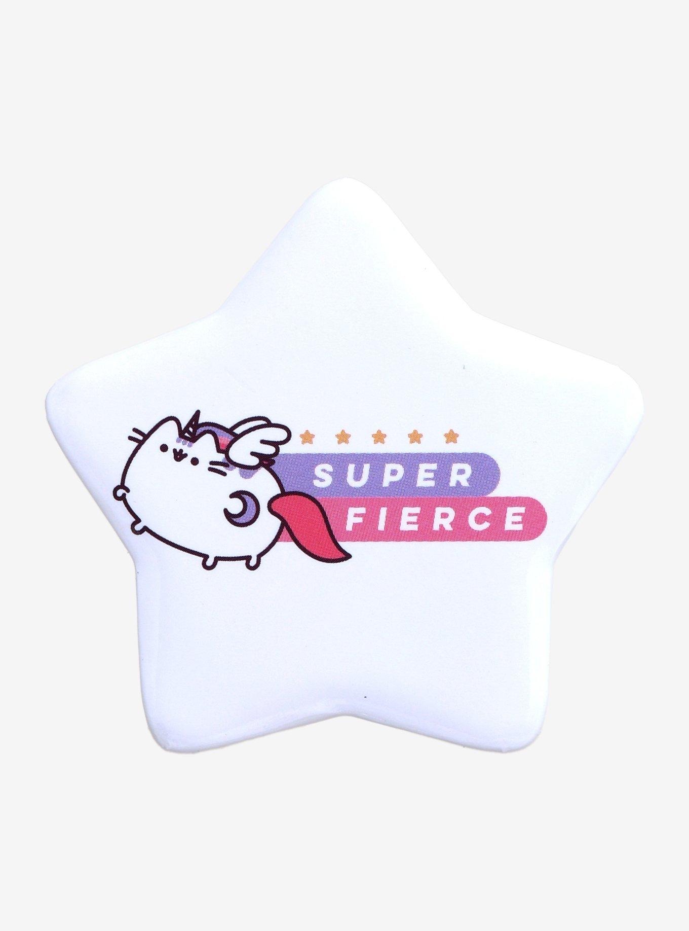 Pusheen Unicorn Super Fierce Star Button, , hi-res