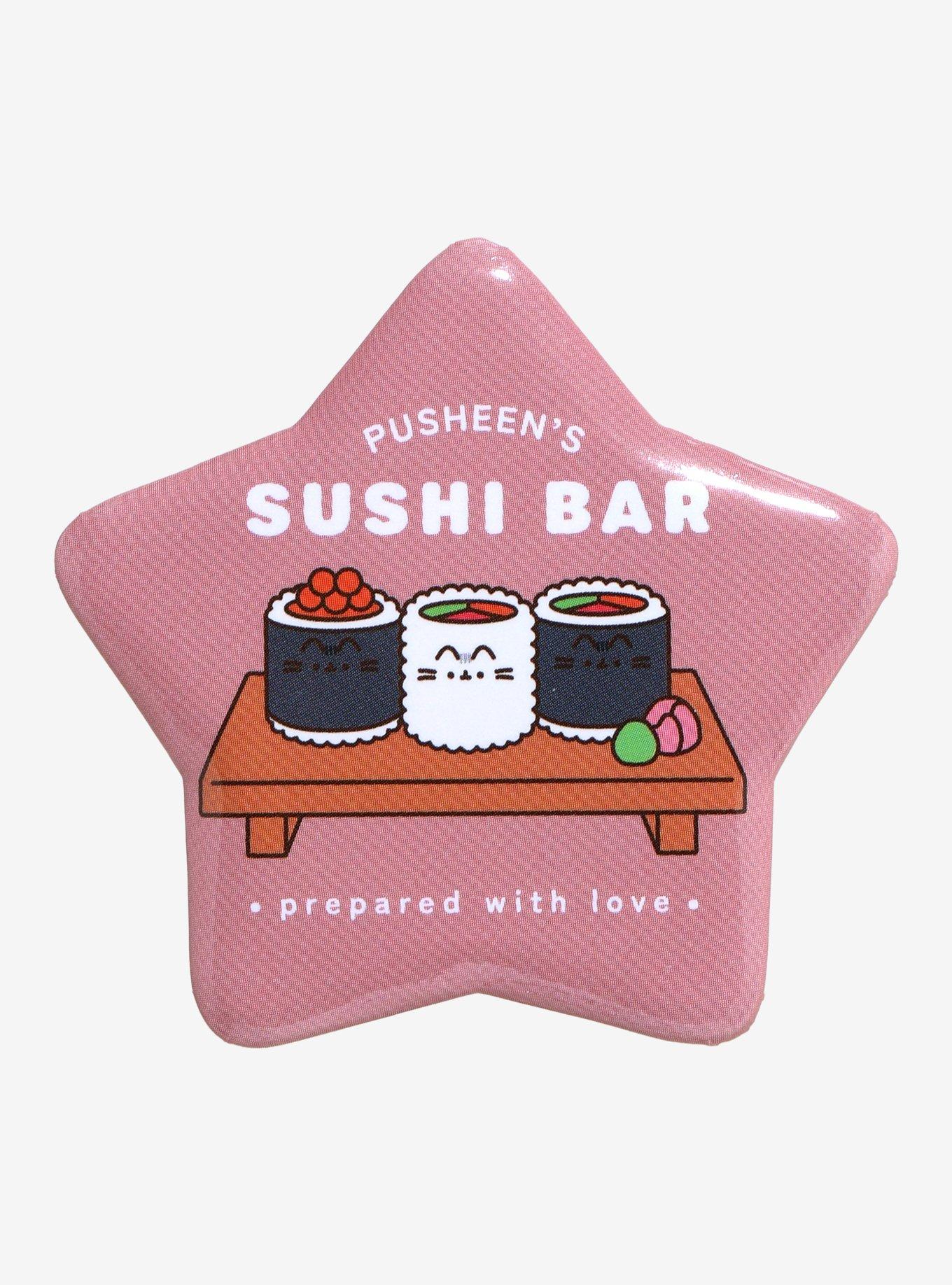 Pusheen's Sushi Bar Star Button, , hi-res