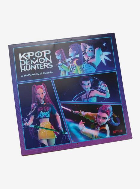 KPop Demon Hunters January 2026 - April 2027 Calendar | Hot Topic