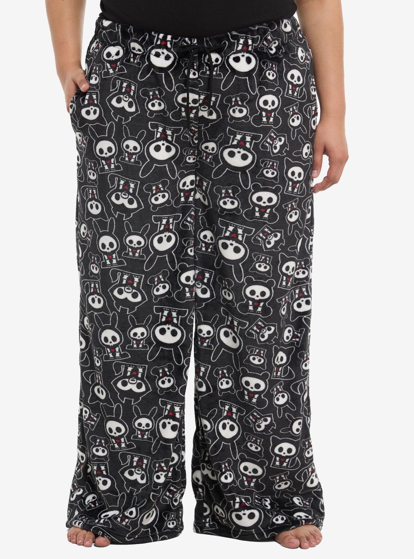 Skelanimals Plush Girls Pajama Pants Plus Size, , hi-res