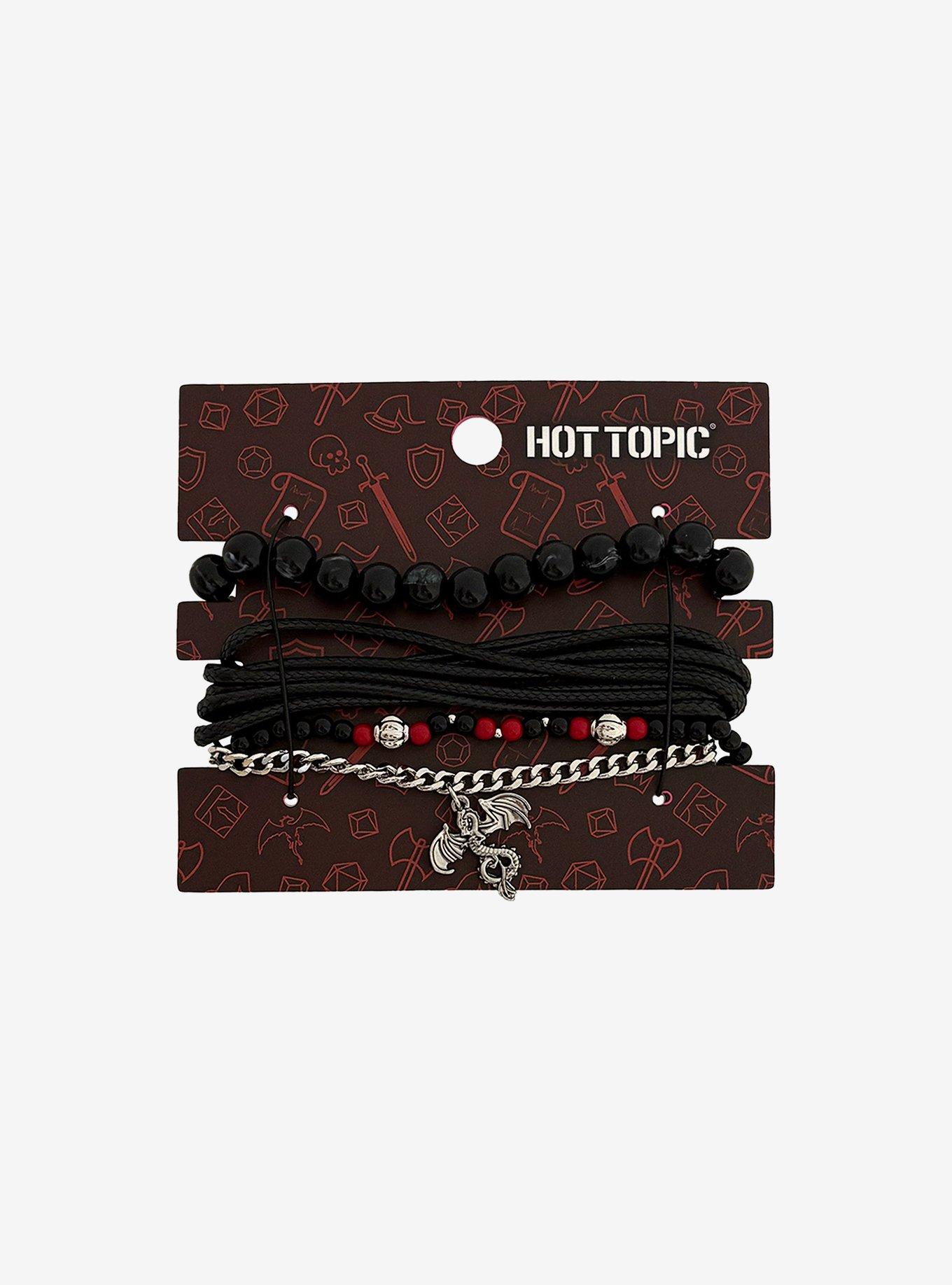 Dragon Cord & Bead Bracelet Set, , hi-res