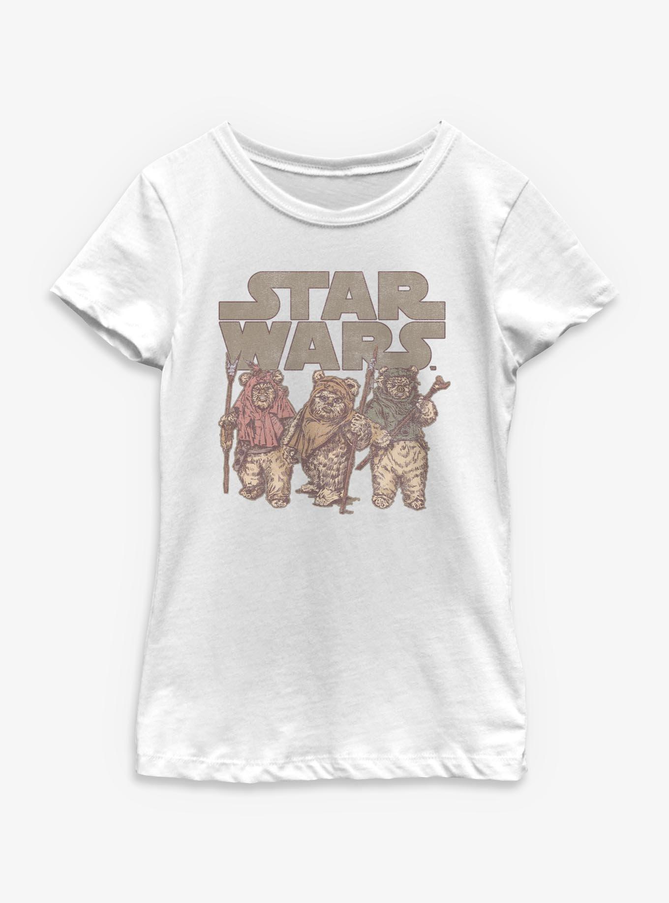 Star Wars Ewok Group Youth Girls T-Shirt, , hi-res