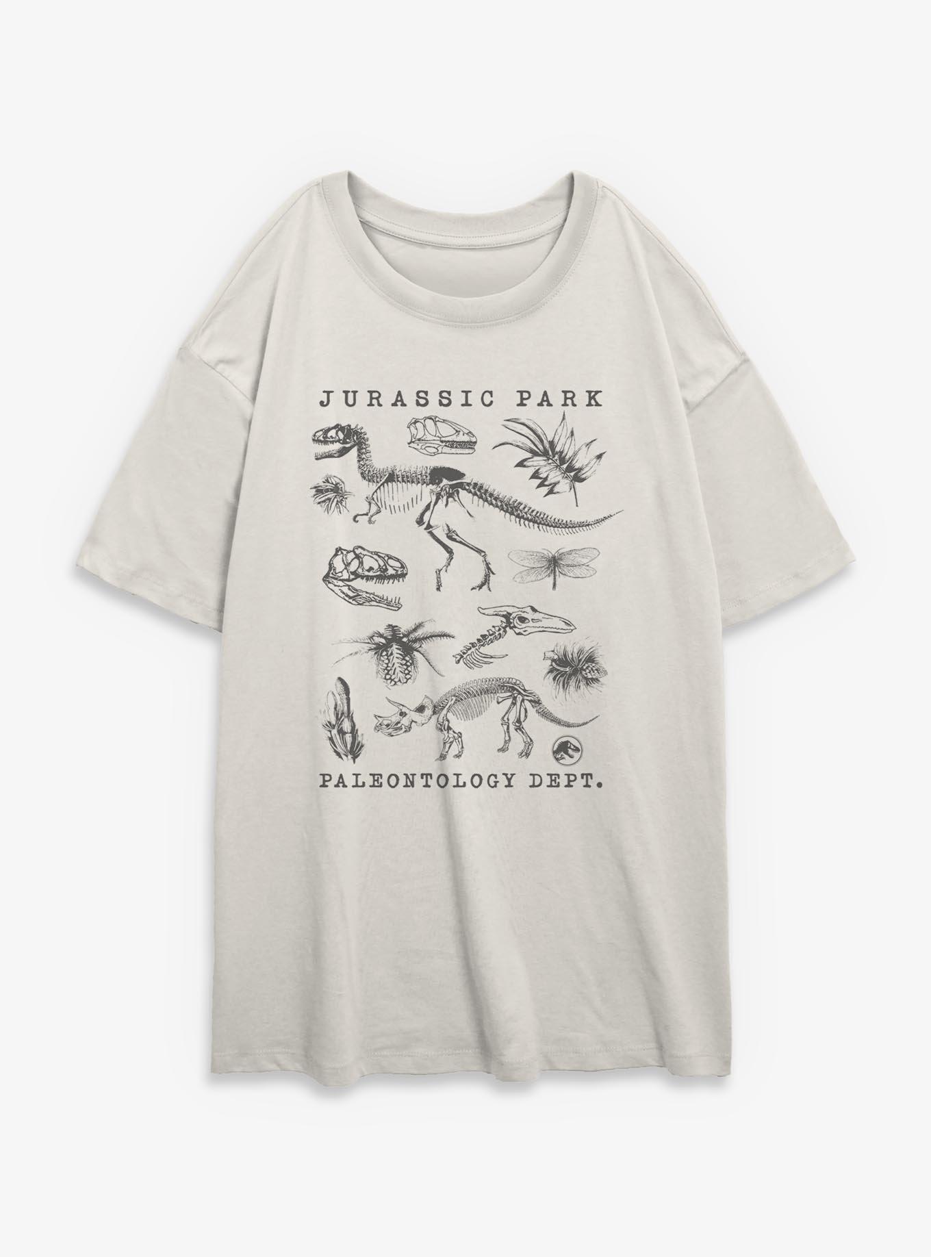 Jurassic Park Flora & Fauna Womens Oversized T-Shirt, , hi-res