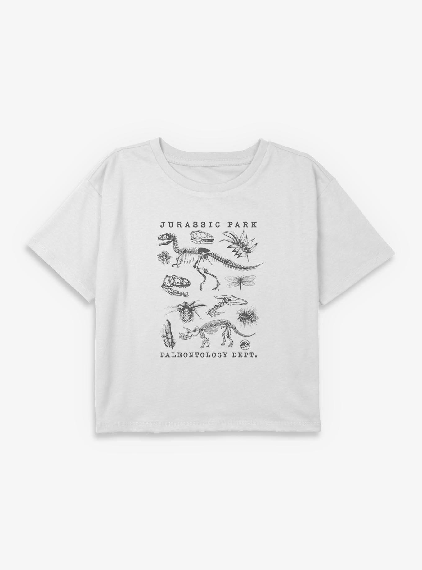 Jurassic Park Flora & Fauna Youth Girls Boxy T-Shirt, , hi-res