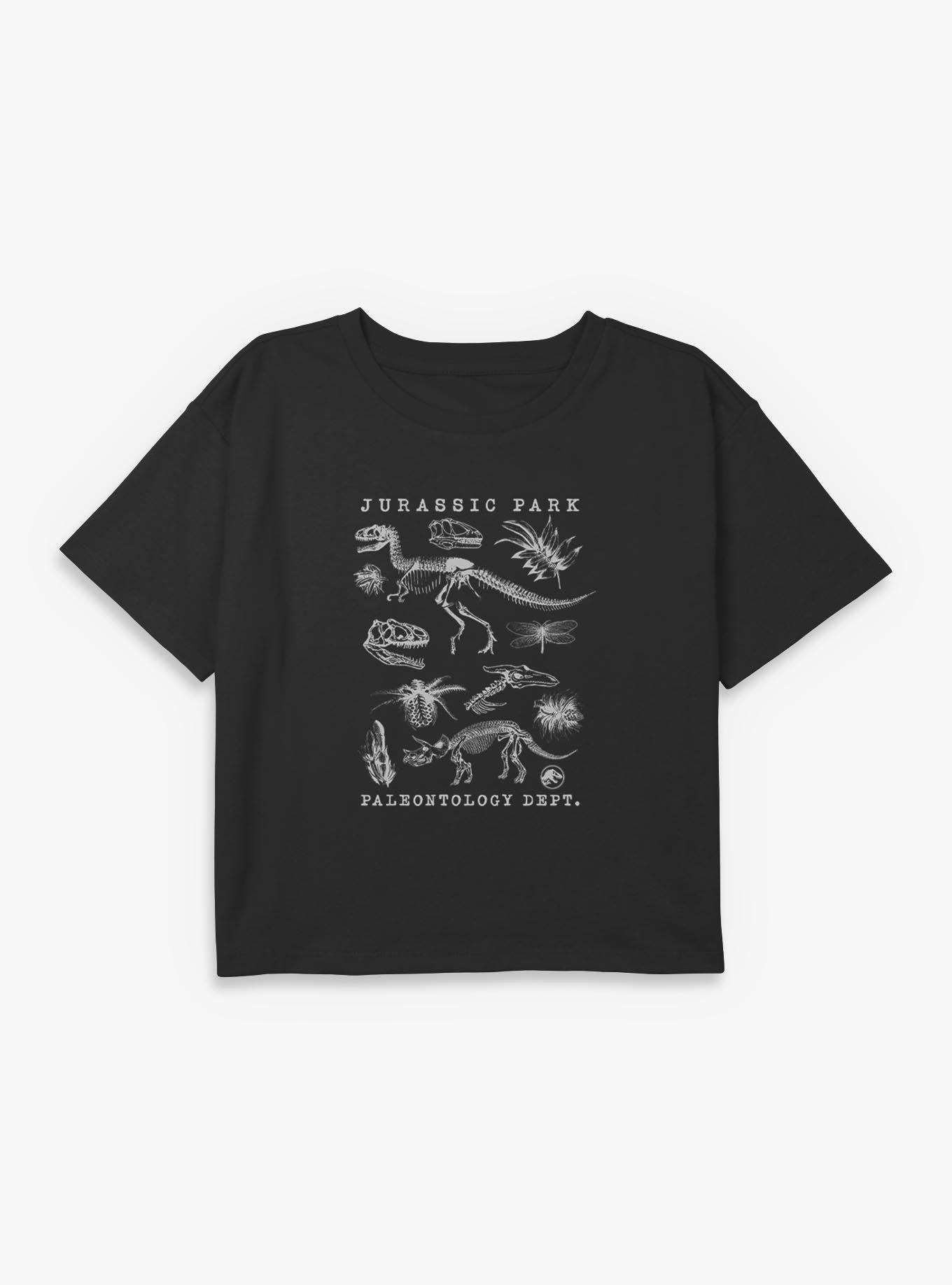 Jurassic Park Flora & Fauna Youth Girls Boxy T-Shirt, , hi-res