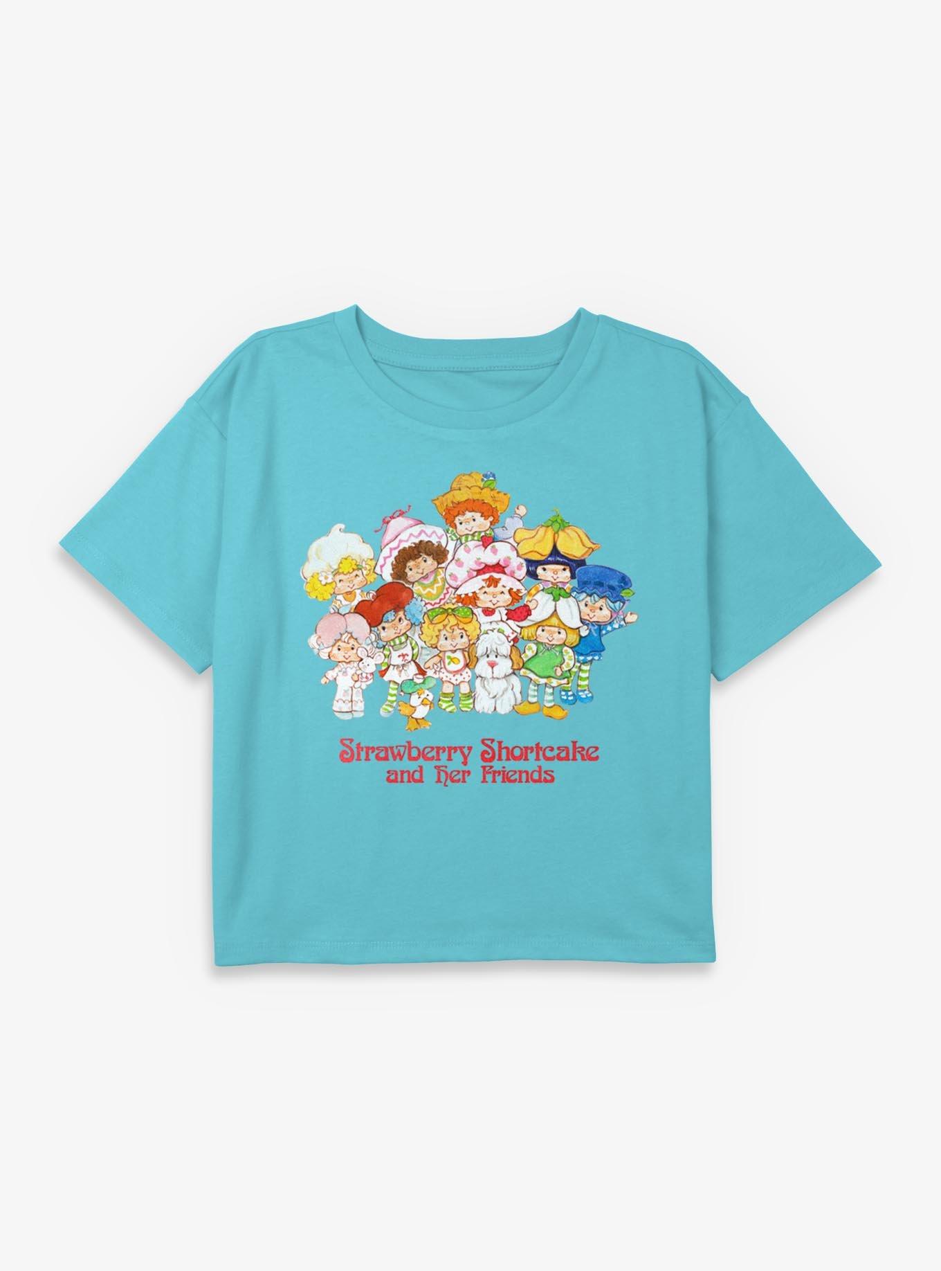 Strawberry Shortcake Strawberry And Her Friends Youth Girls Boxy T-Shirt, , hi-res
