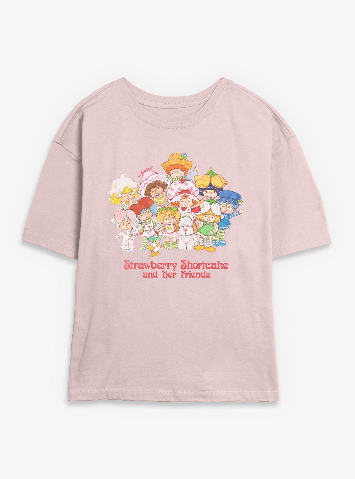 Strawberry Shortcake Strawberry And Her Friends Womens Skimmer T-Shirt, , hi-res