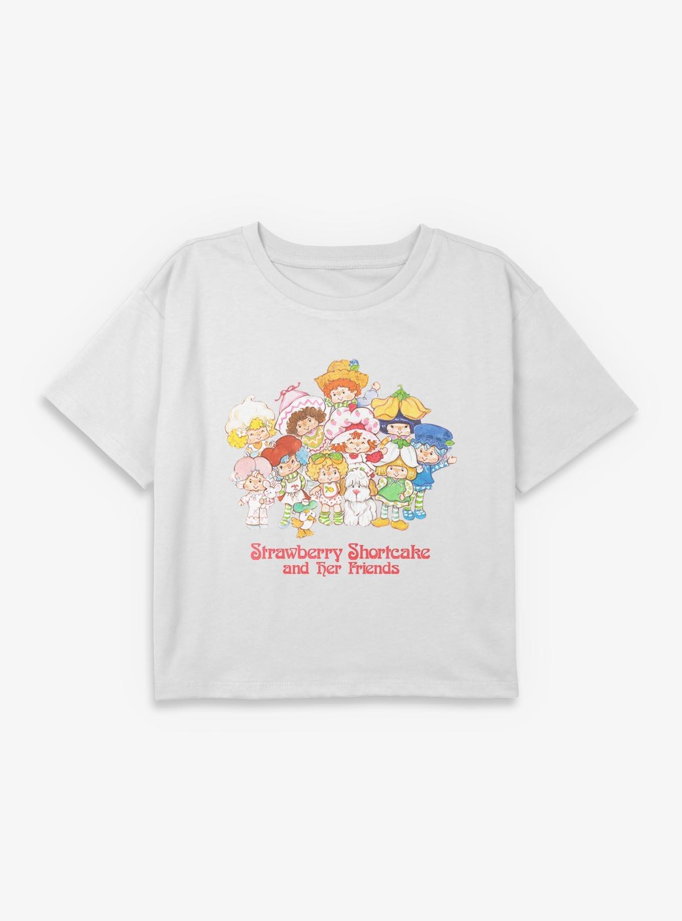 Strawberry Shortcake Strawberry And Her Friends Youth Girls Boxy T-Shirt, , hi-res