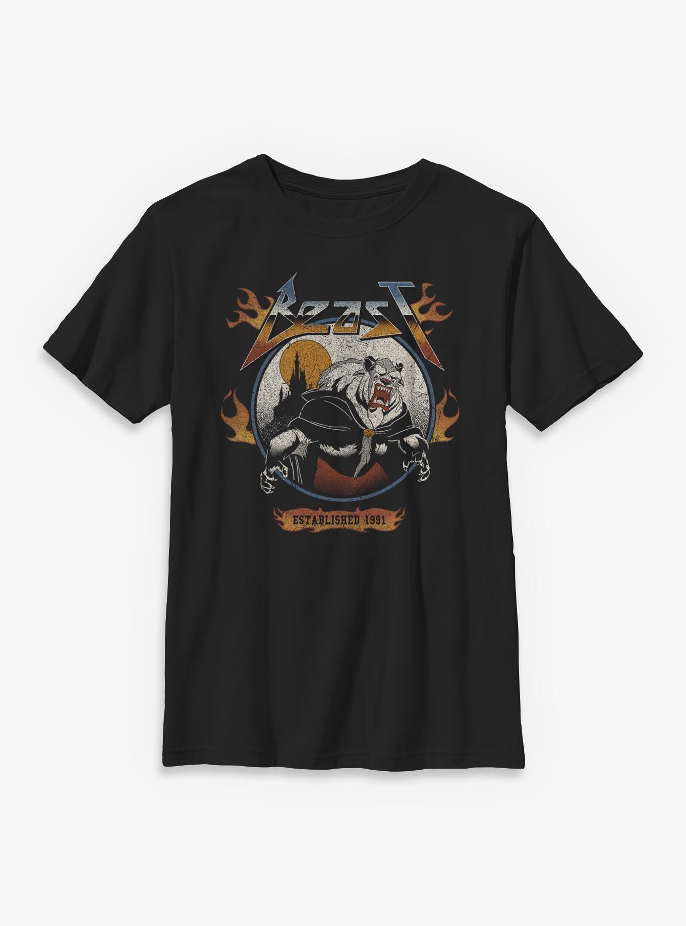 Disney Beauty and the Beast Beast Flame Youth T-Shirt, , hi-res