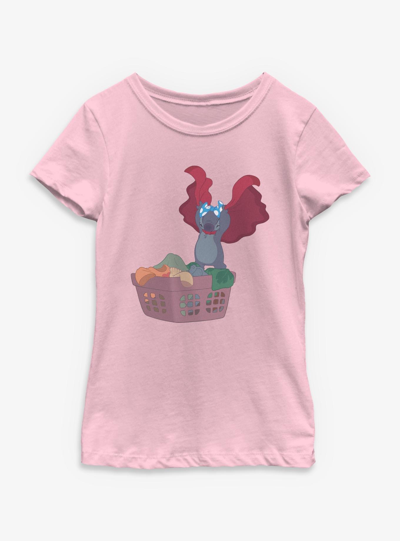Disney Lilo & Stitch Laundry Monster Youth Girls T-Shirt, , hi-res