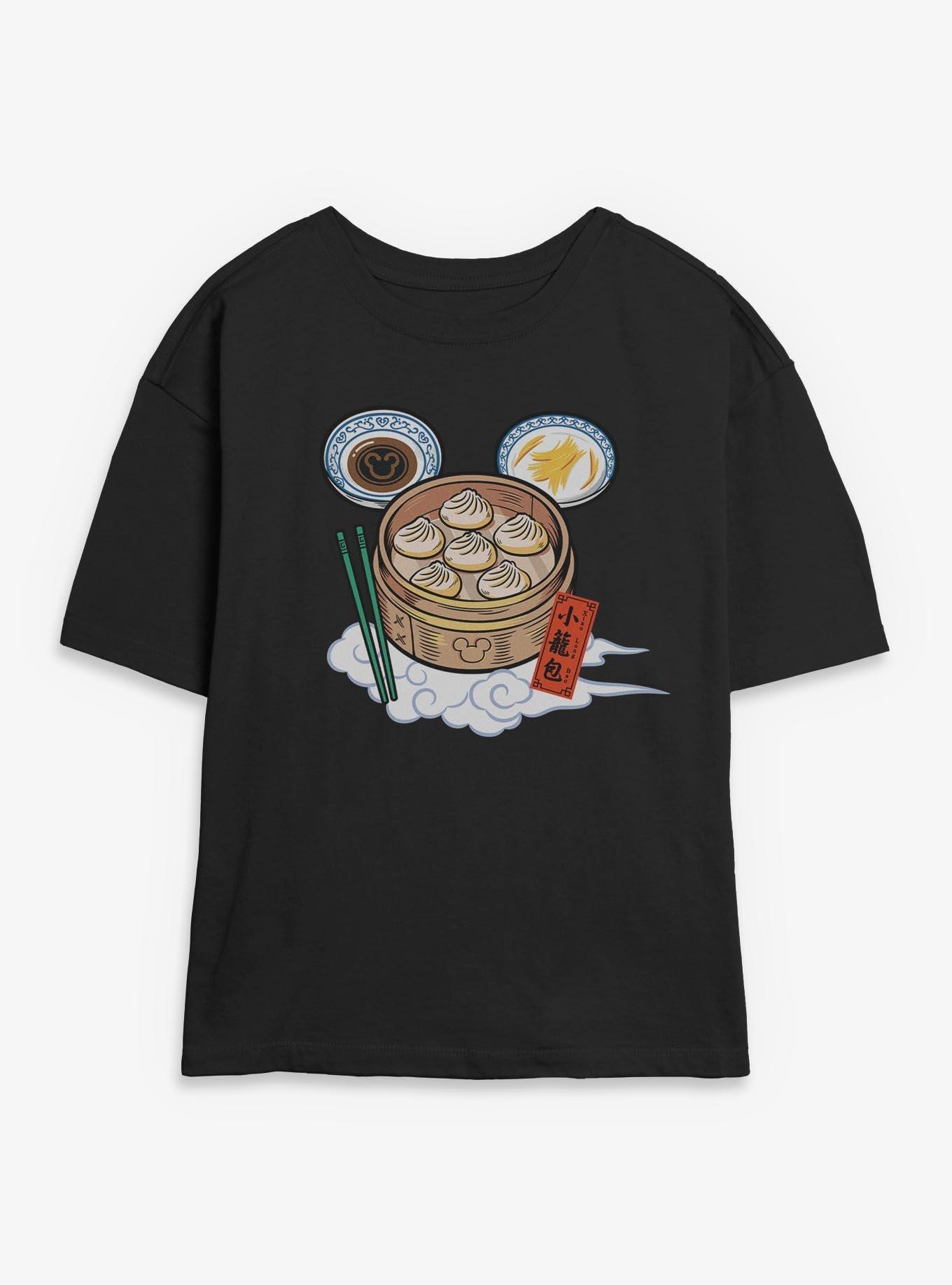 Disney Mickey Mouse Xialongbao Dumplings Womens Skimmer T-Shirt, , hi-res