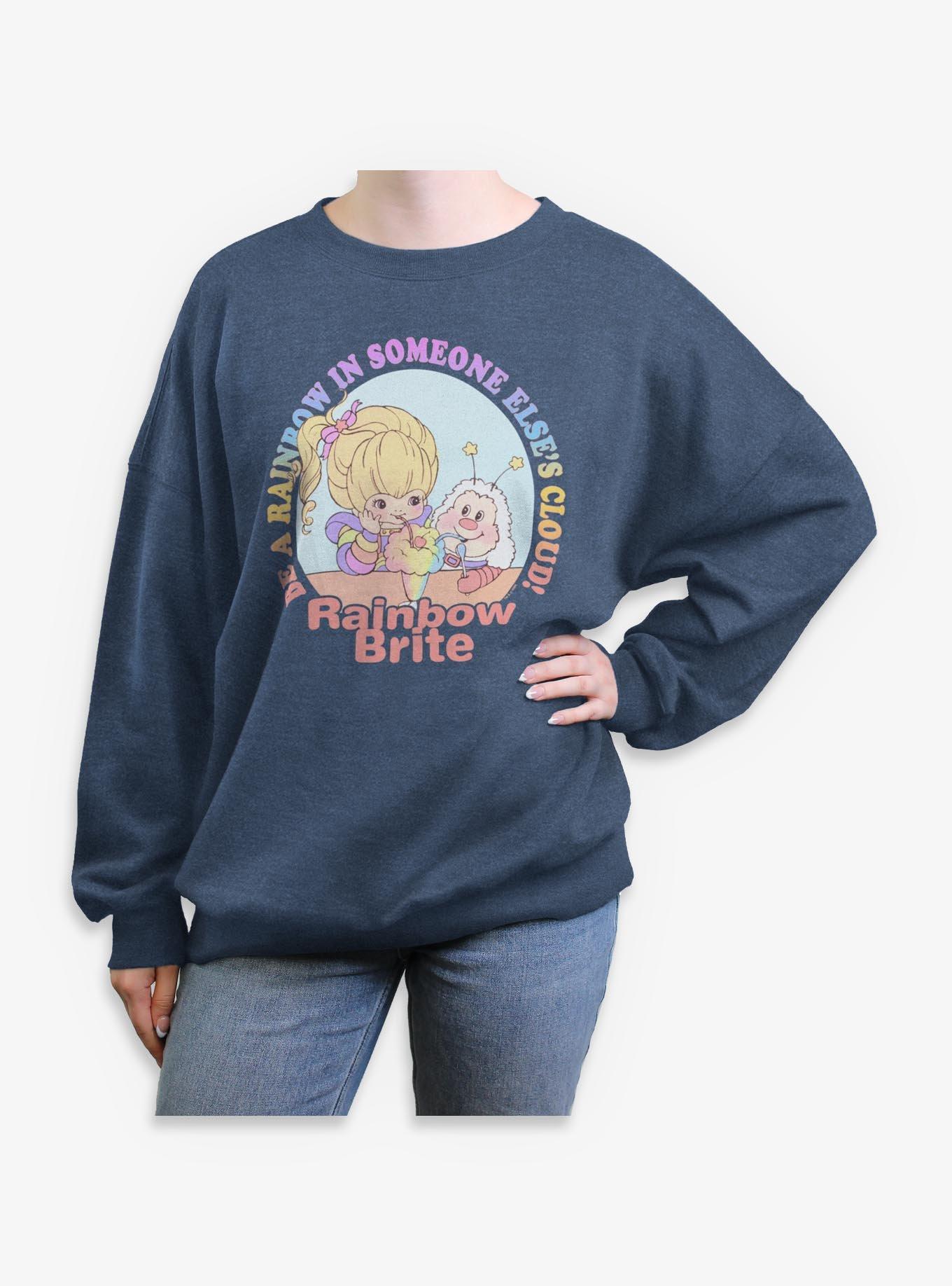 Rainbow Brite Be A Rainbow Womens Oversized Sweatshirt, , hi-res
