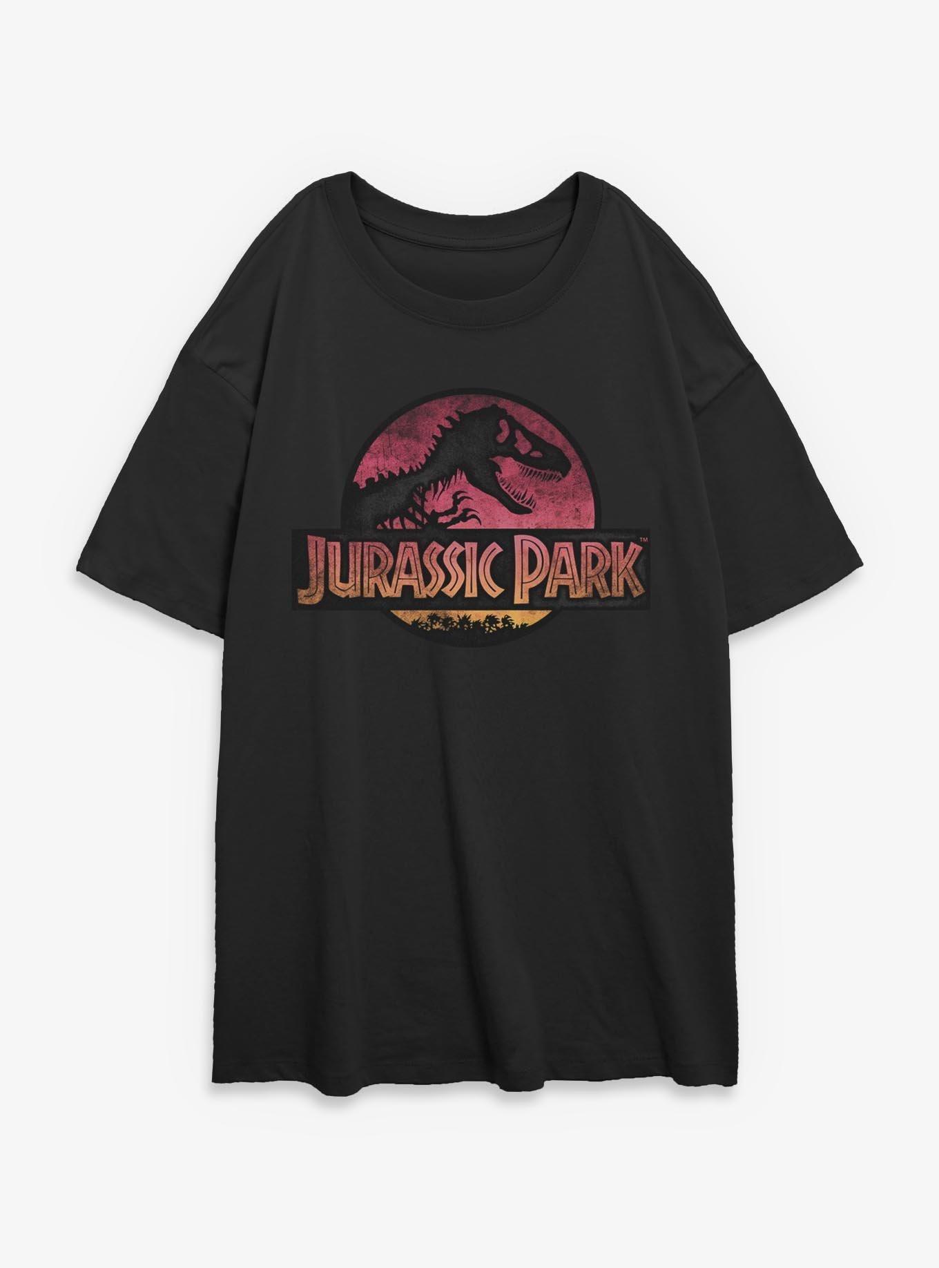 Jurassic Park Logo Womens Oversized T-Shirt, , hi-res