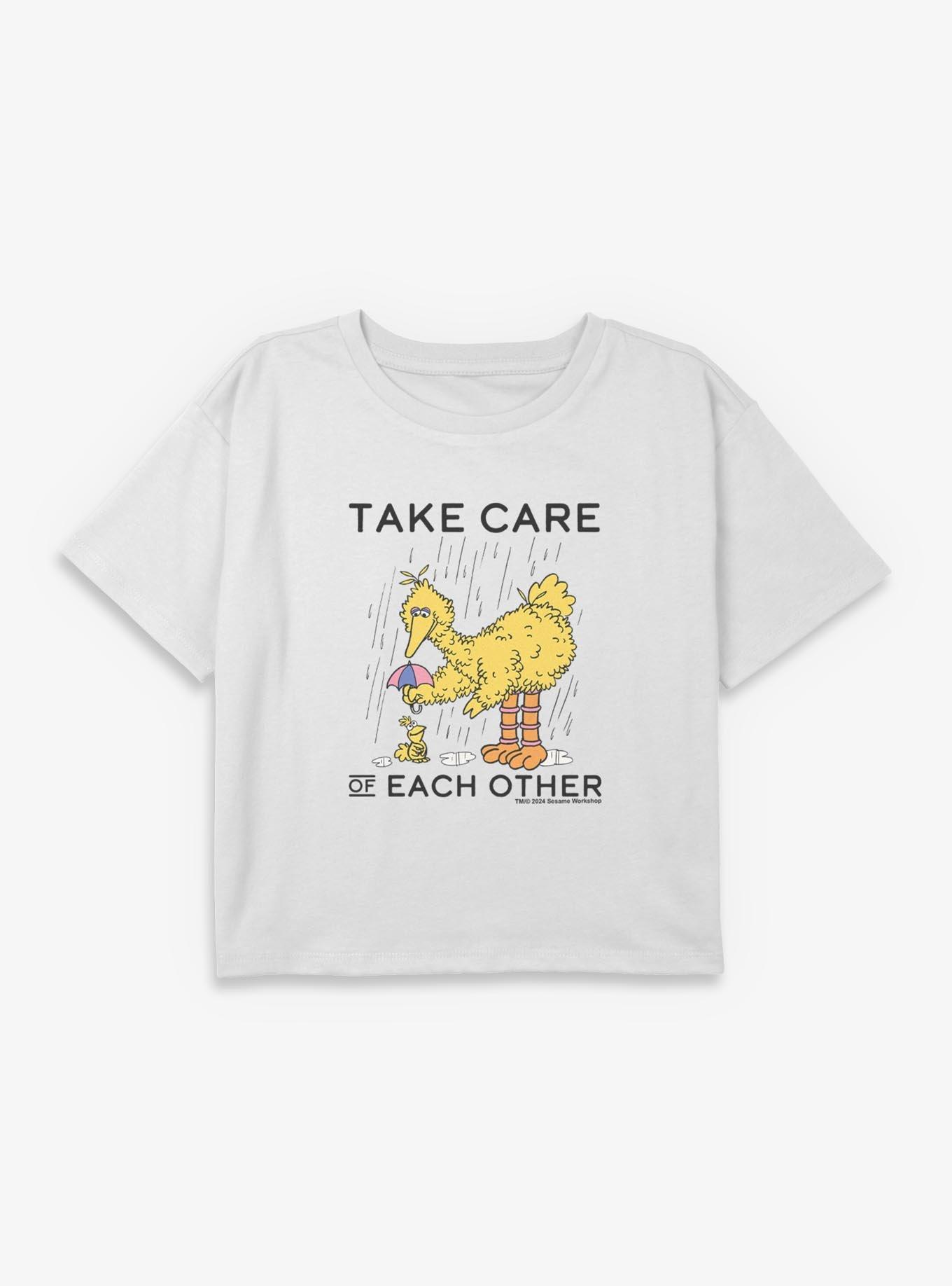 Sesame Street Care For Each Other Youth Girls Boxy T-Shirt, , hi-res