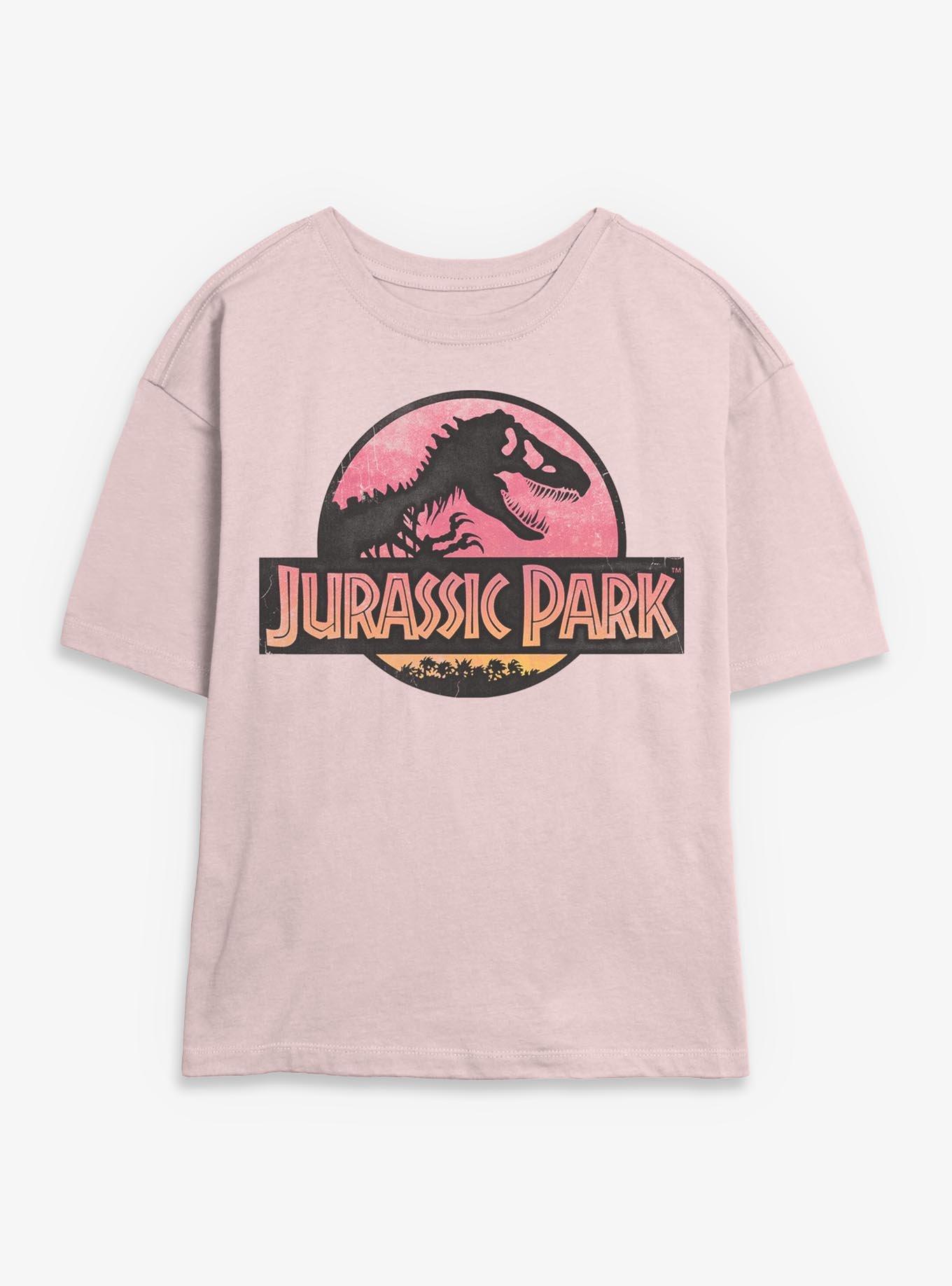 Jurassic Park Logo Womens Skimmer T-Shirt, , hi-res
