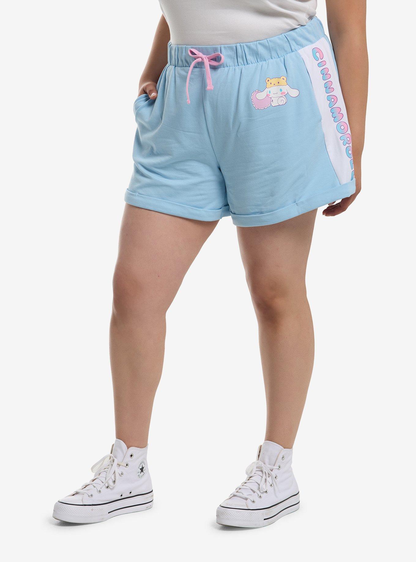 Cinnamoroll Sleepover Girls Lounge Shorts Plus Size, , hi-res