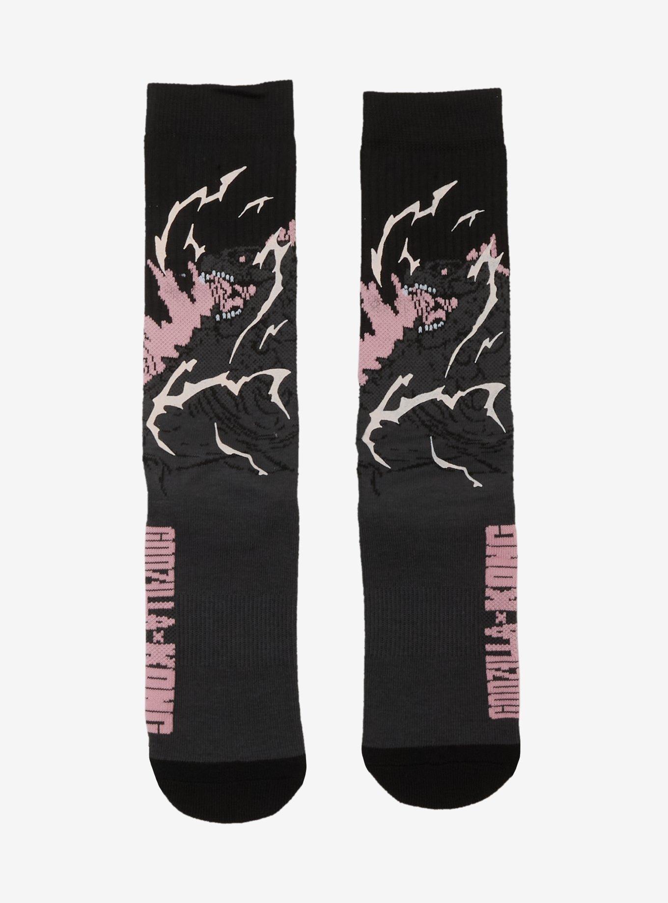 Godzilla X Kong: The New Empire UV Light Crew Socks, , hi-res