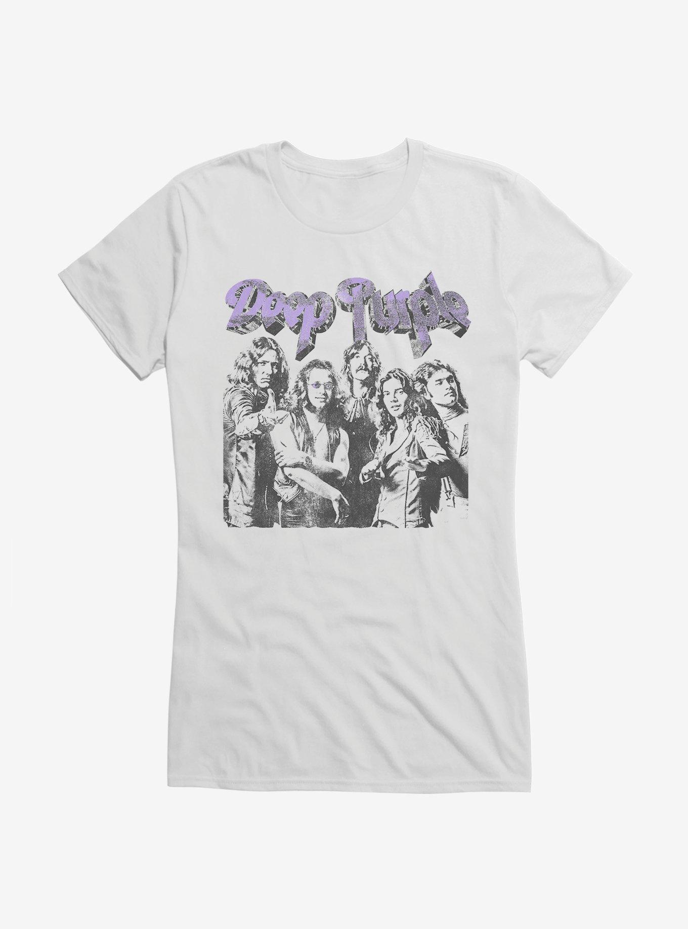 Deep Purple Group Photo Girls T-Shirt