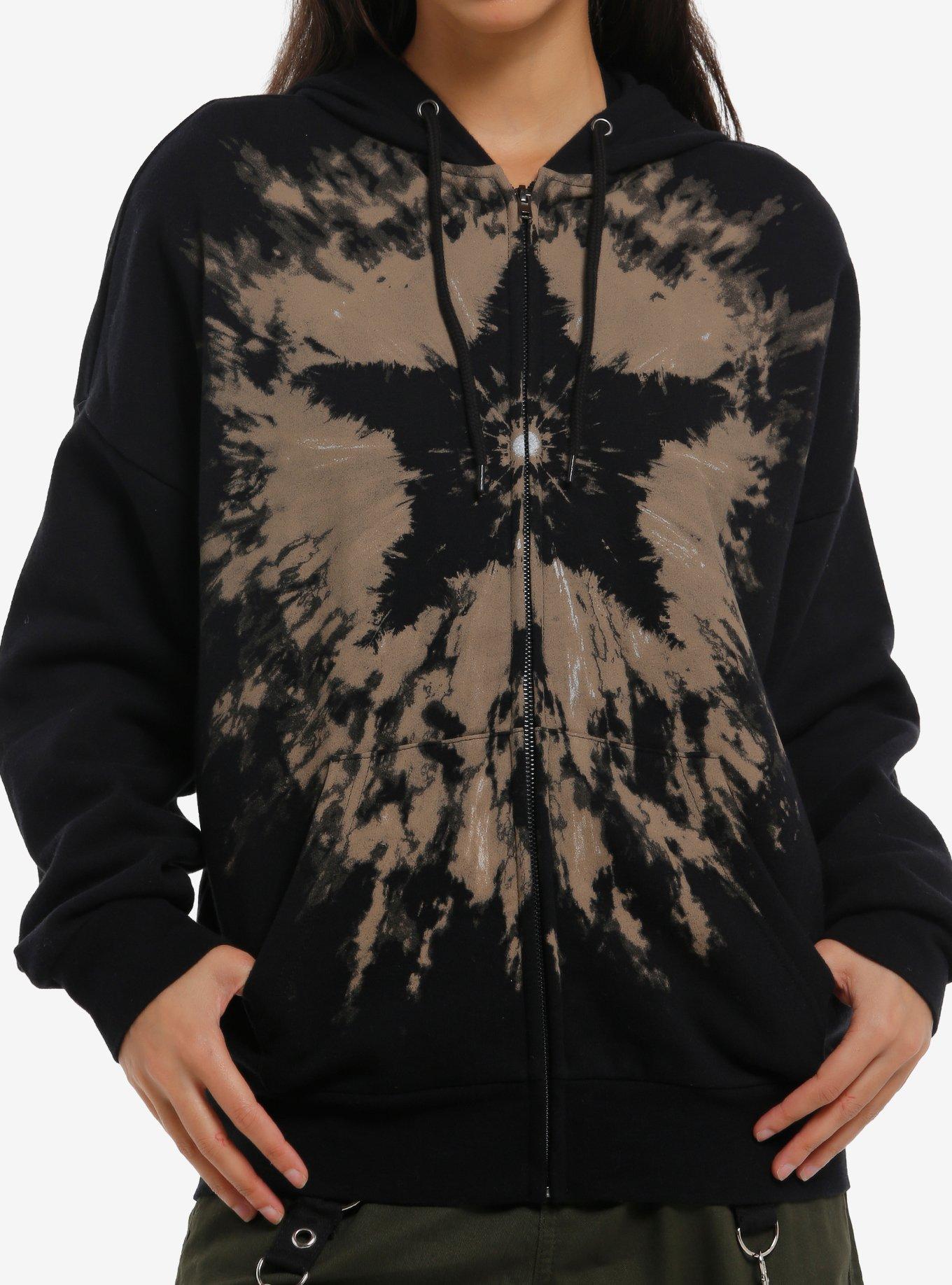Social Collision Black Star Bleach Girls Hoodie, , hi-res