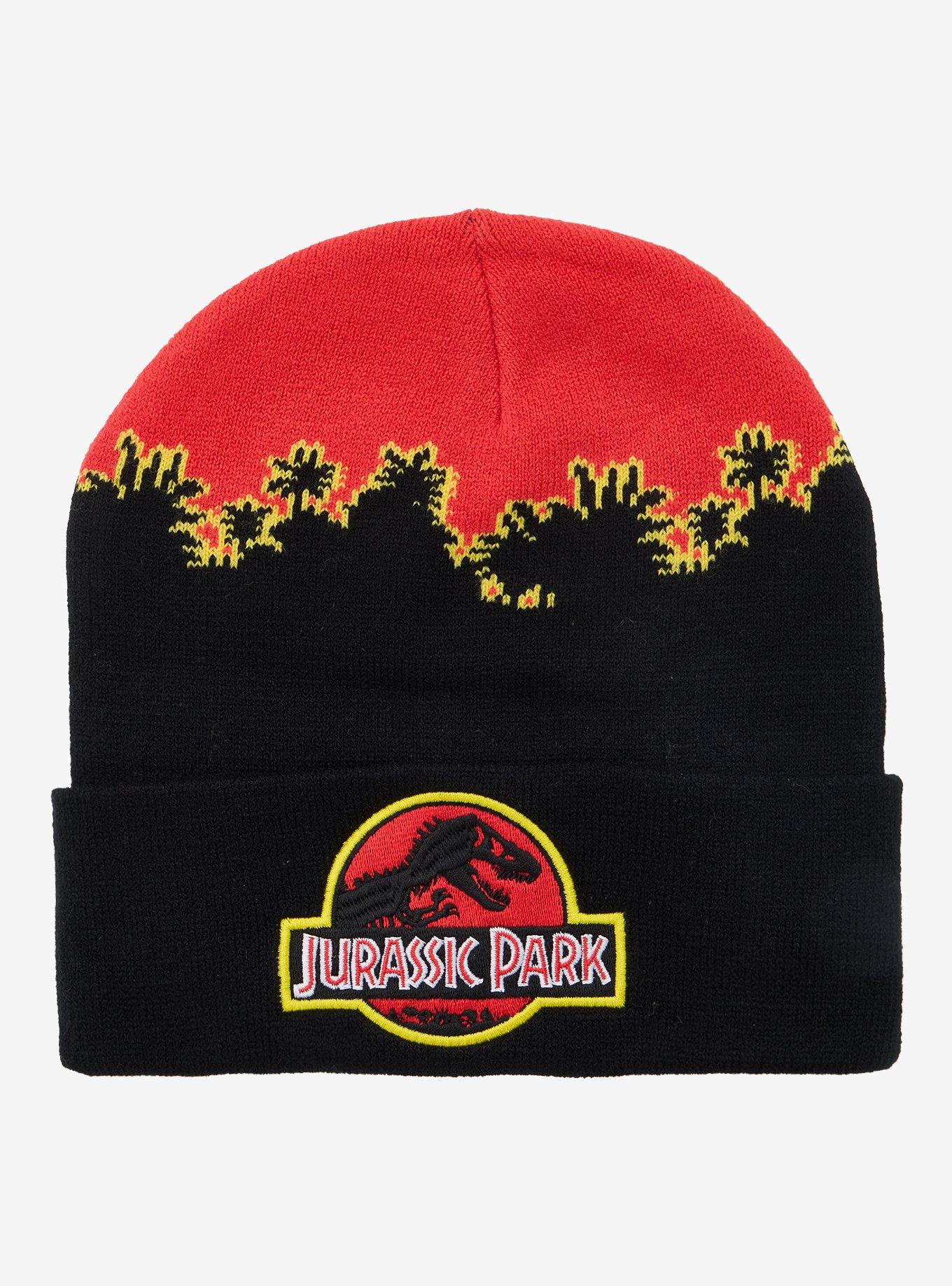 Jurassic Park Logo Landscape Beanie, , hi-res