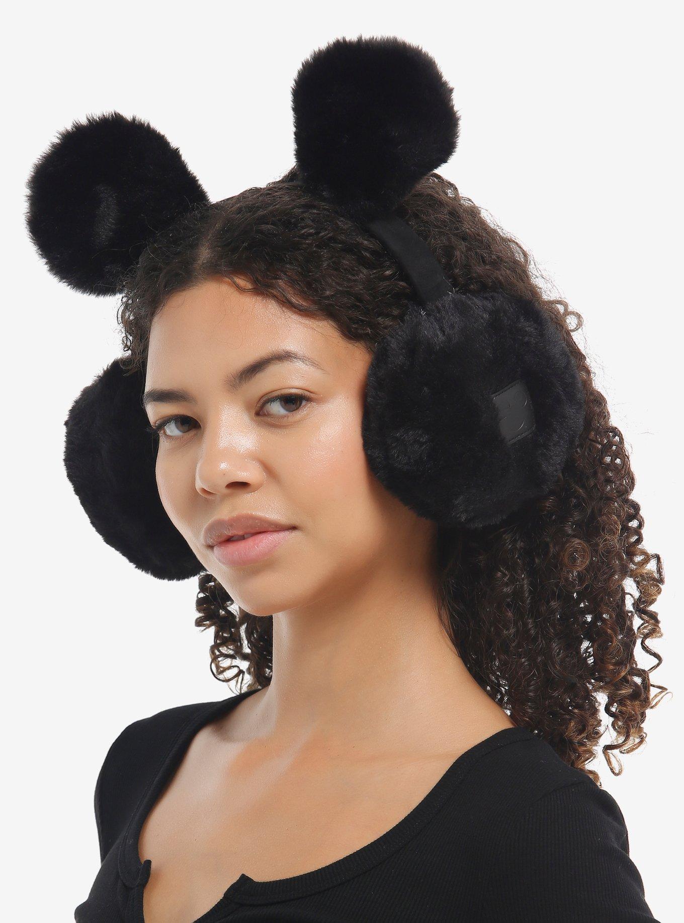 Disney Mickey Mouse Fuzzy Earmuffs, , hi-res