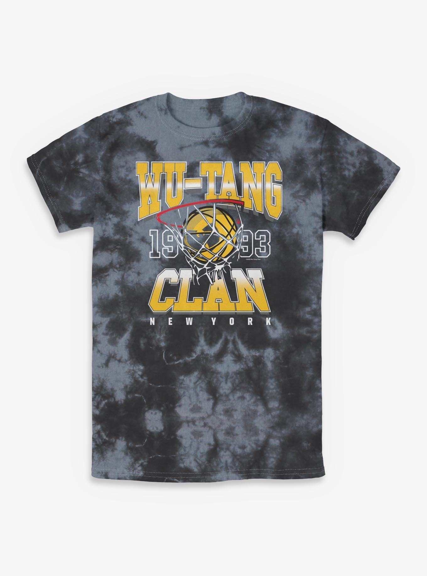 NULL Wu-Tang Clan New York Basketball 1993 Tie-Dye T-Shirt