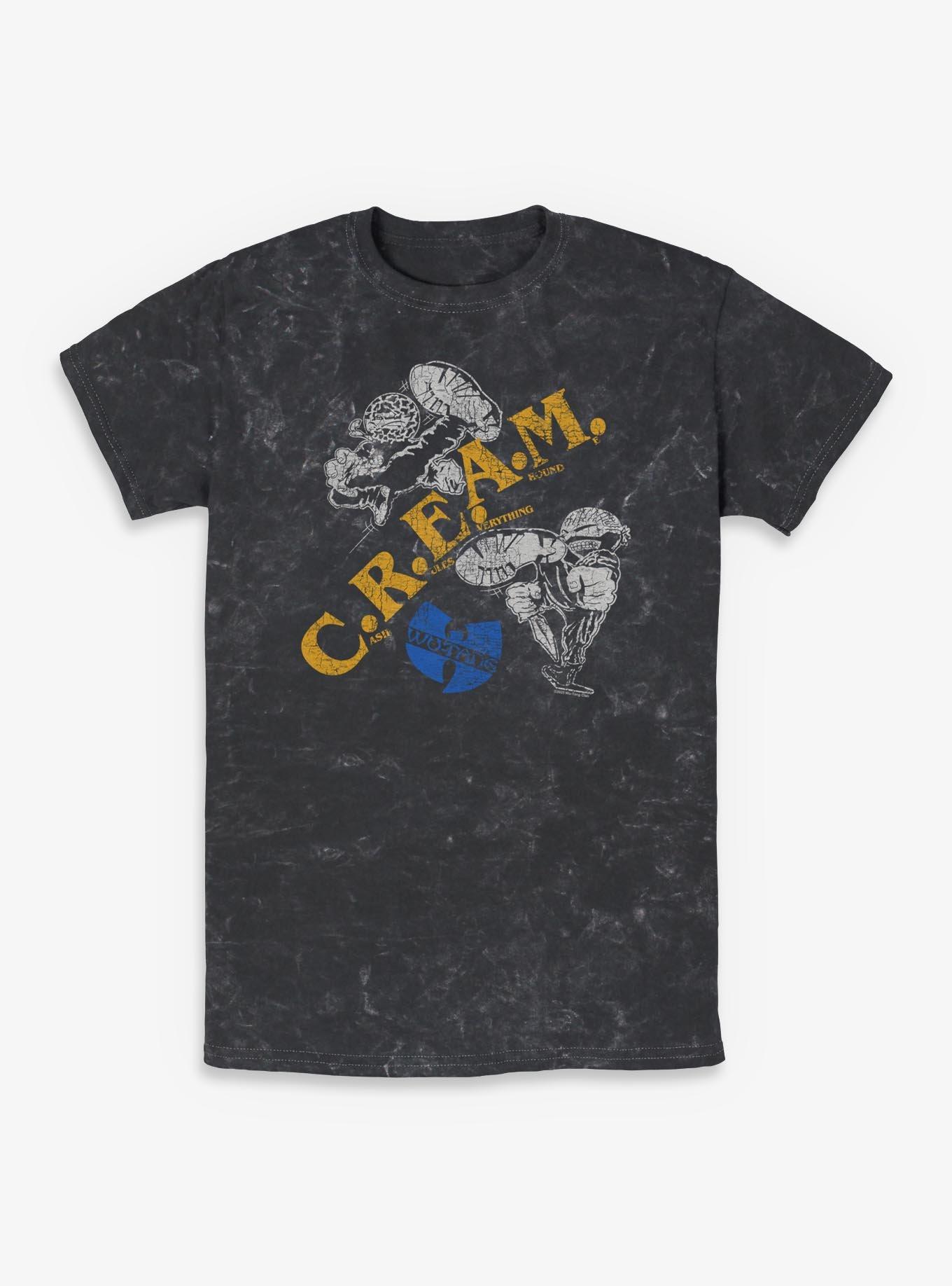 Wu-Tang Clan C.R.E.A.M. Mineral Wash T-Shirt, , hi-res