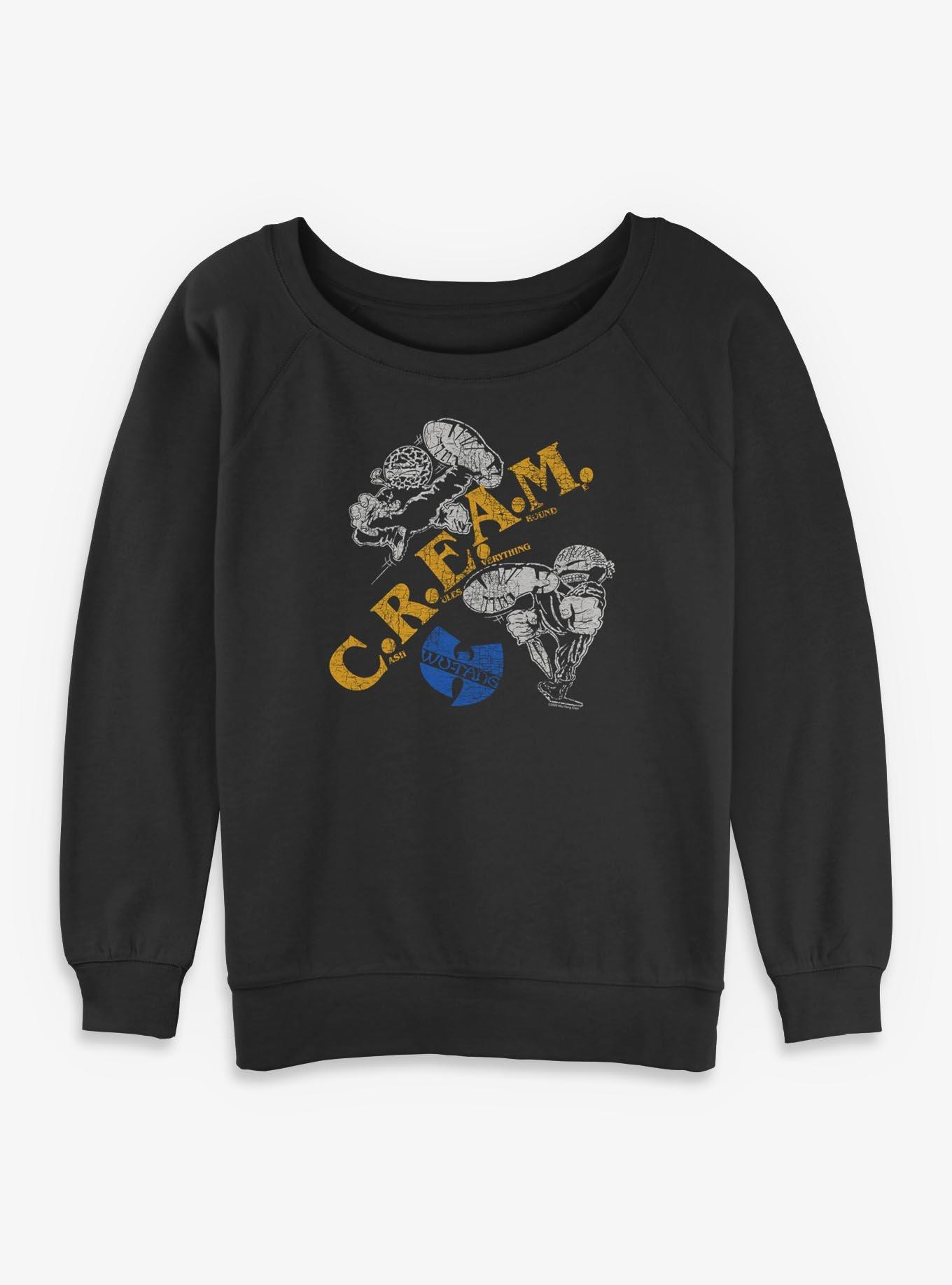 Wu-Tang Clan C.R.E.A.M. Girls Slouchy Sweatshirt, , hi-res