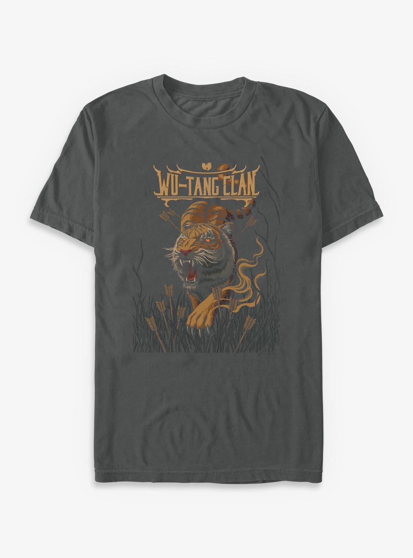 Wu-Tang Clan Tiger And Arrows Garment Dye T-Shirt, , hi-res