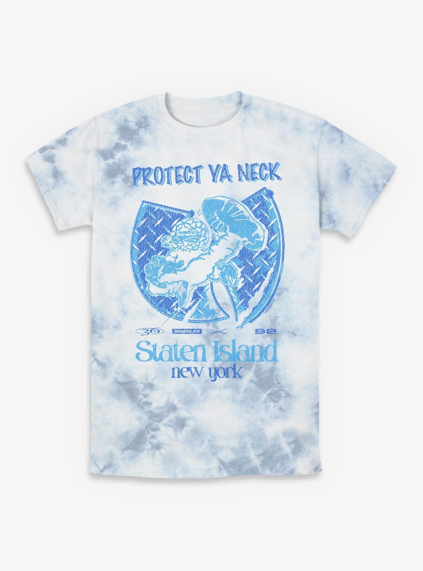 NULL Wu-Tang Clan Protect Ya Neck Staten Island New York Tie-Dye T-Shirt