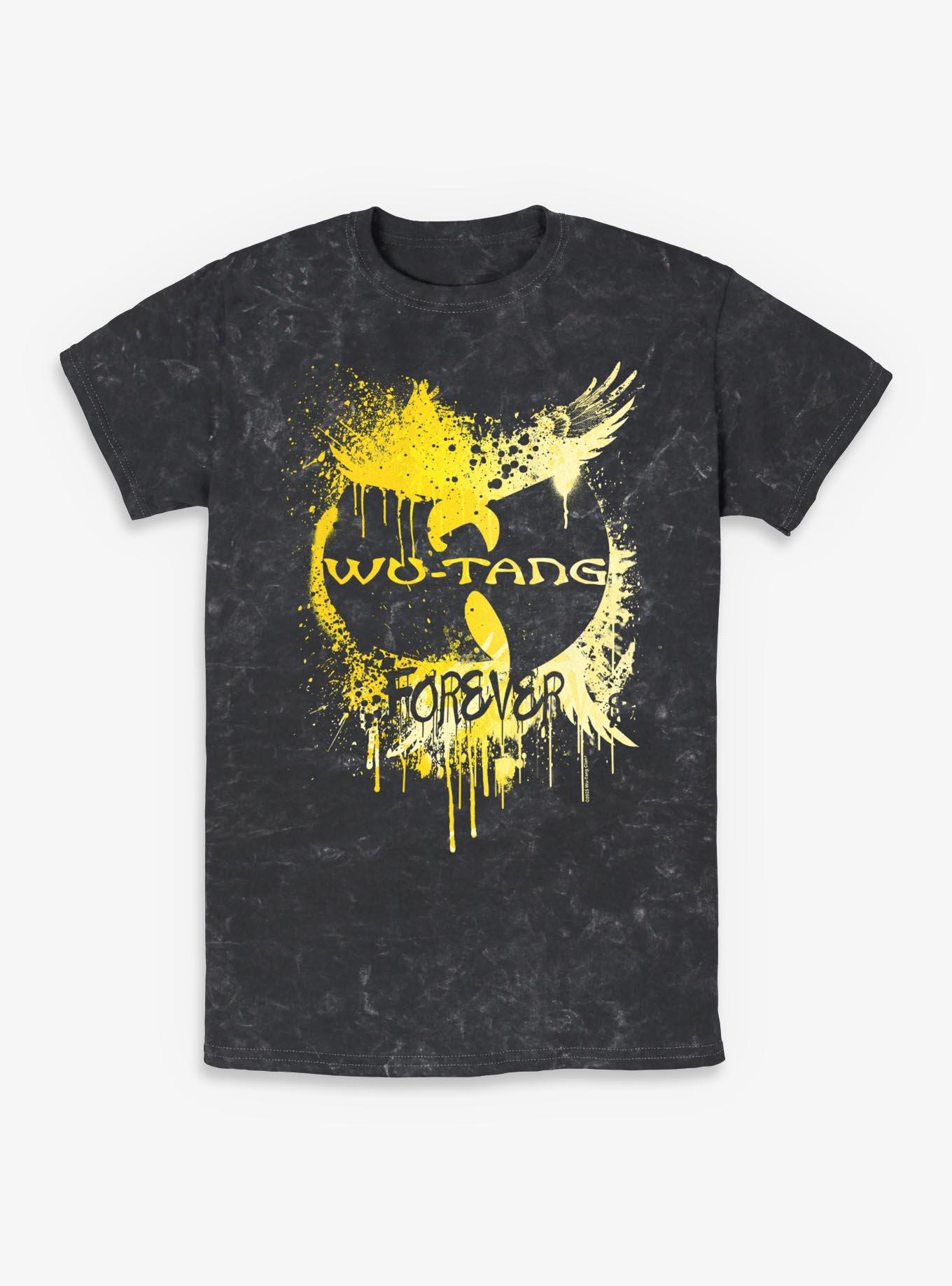 Wu-Tang Clan Paint Splash Mineral Wash T-Shirt, , hi-res