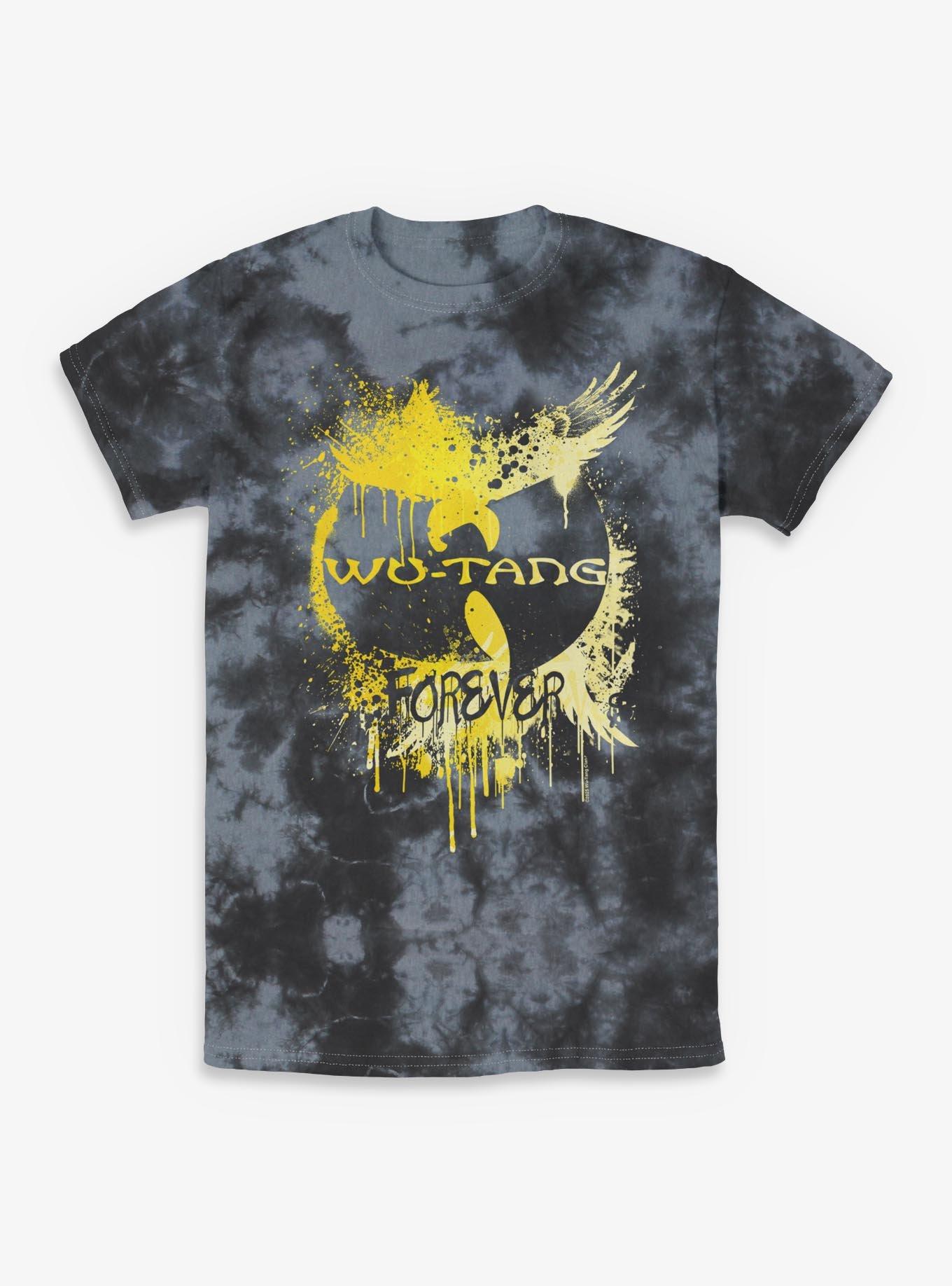 NULL Wu-Tang Clan Paint Splash Tie-Dye T-Shirt