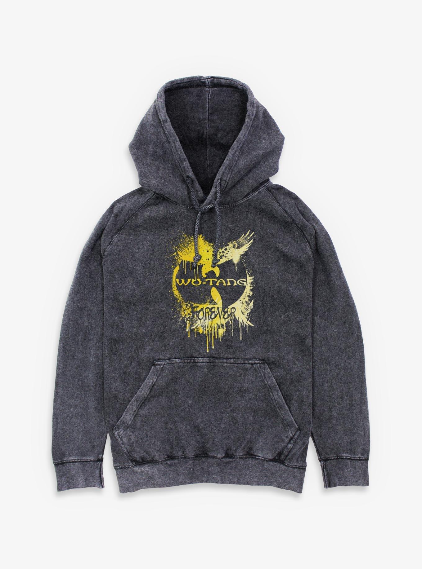 NULL Wu-Tang Clan Paint Splash Mineral Wash Hoodie