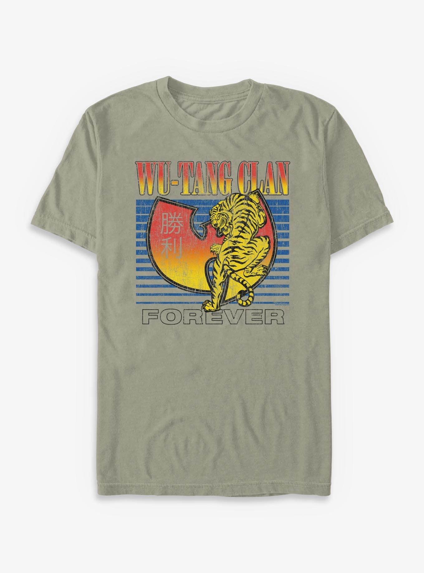 Wu-Tang Clan Forever Tiger Logo Garment Dye T-Shirt, , hi-res