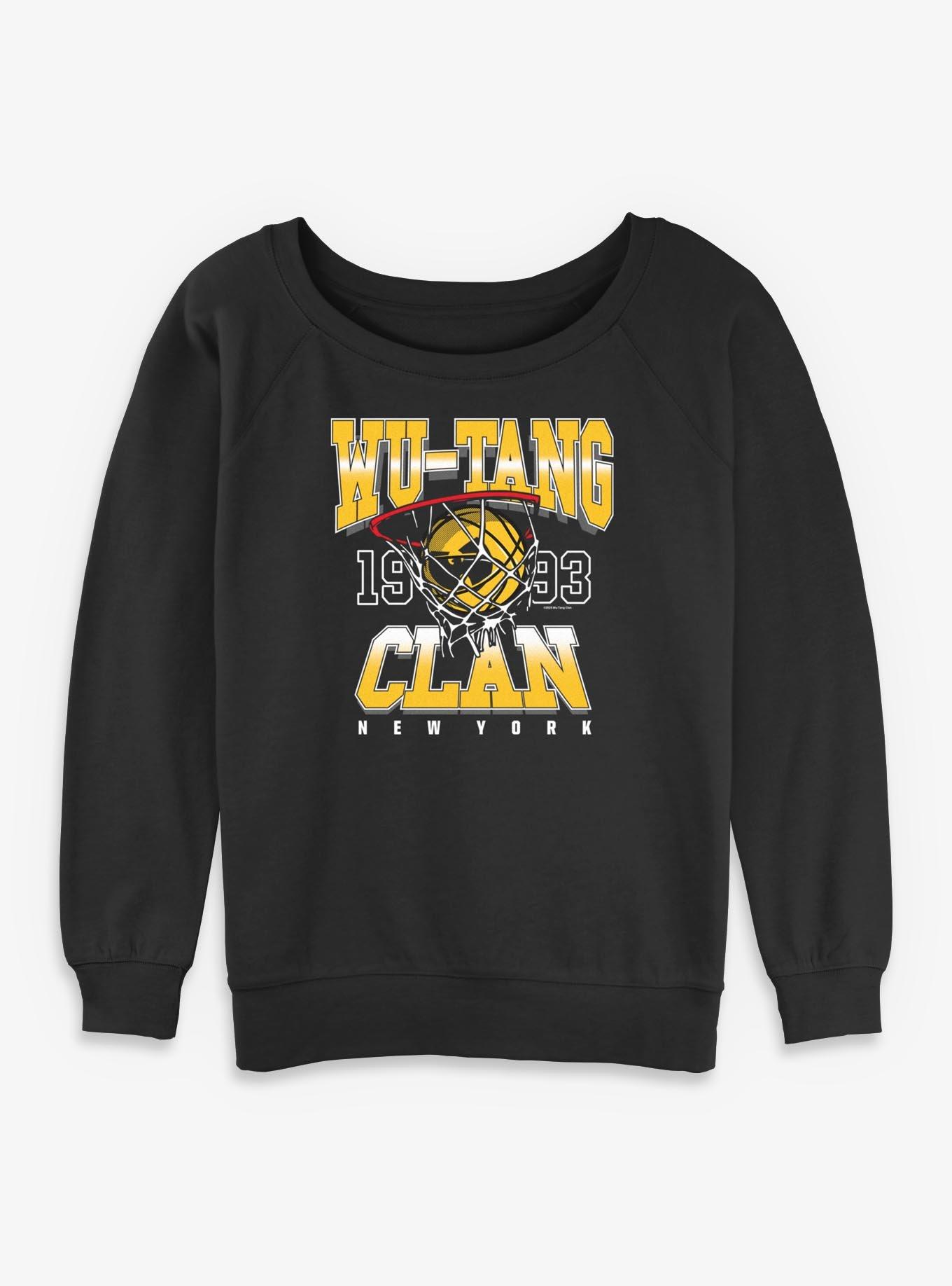 Wu-Tang Clan New York Basketball 1993 Girls Slouchy Sweatshirt, , hi-res