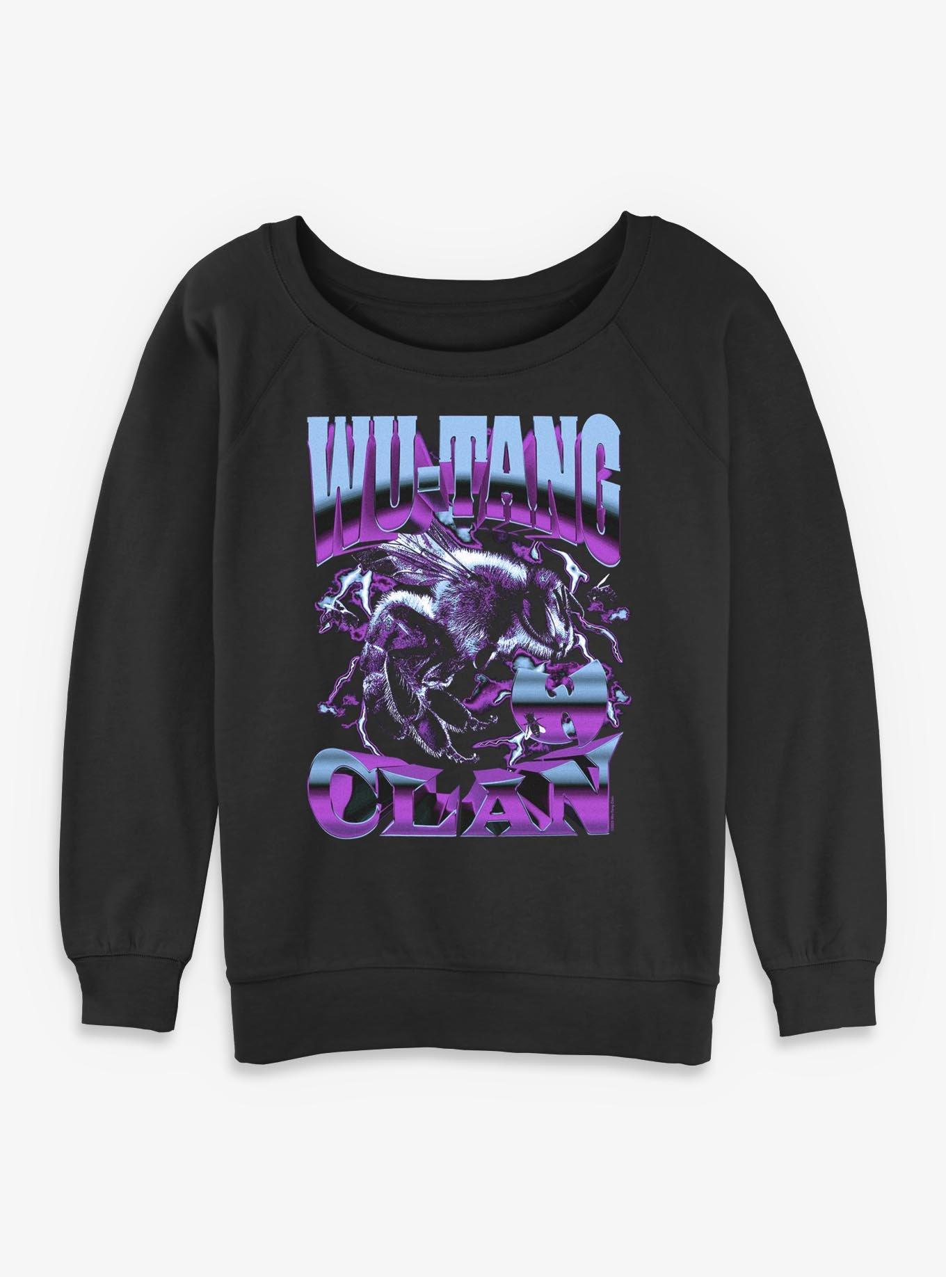 NULL Wu-Tang Clan Logo Killer Bee Girls Slouchy Sweatshirt