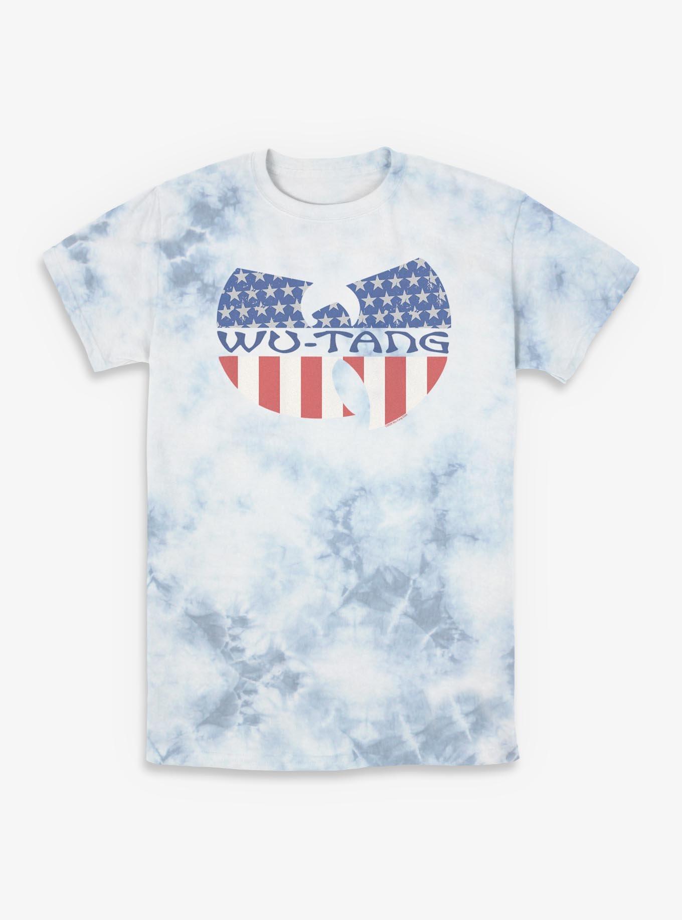 NULL Wu-Tang Clan American Flag Tie-Dye T-Shirt
