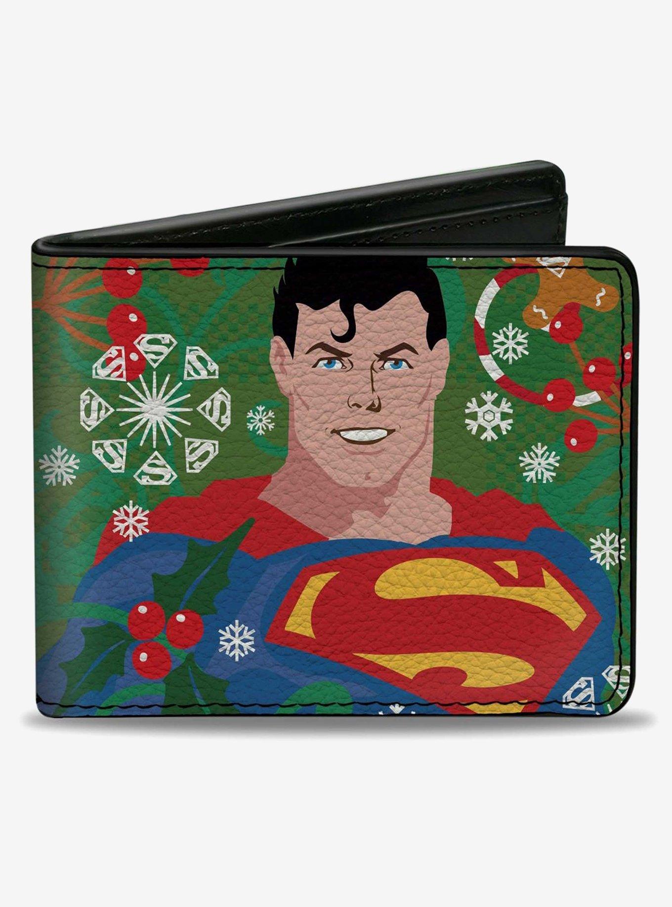DC Comics Superman Christmas and Icons Bifold Wallet, , hi-res