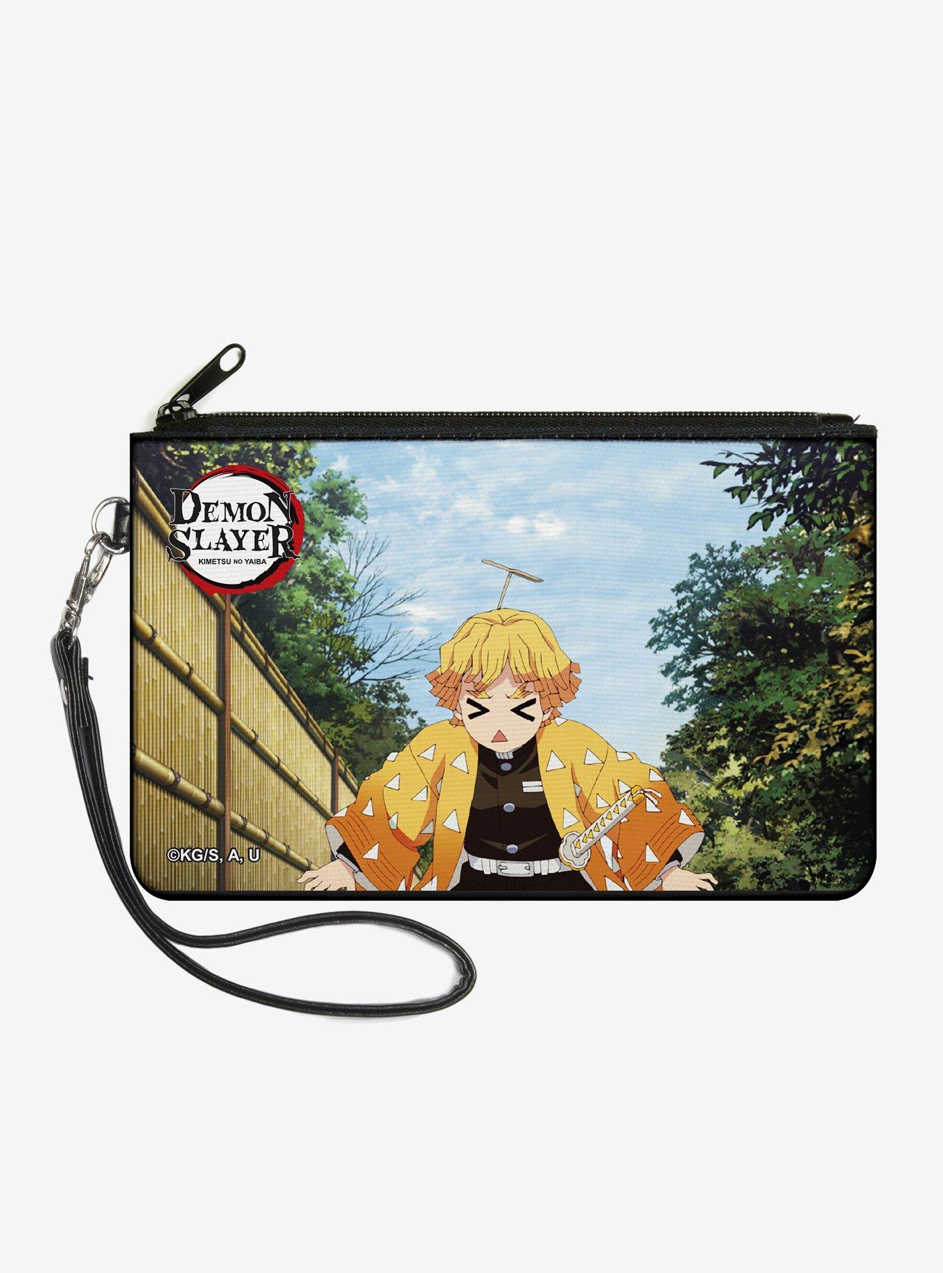 Demon Slayer: Kimetsu No Yaiba Zenitsu Agatsuma Scene Zip Clutch Wallet, , hi-res