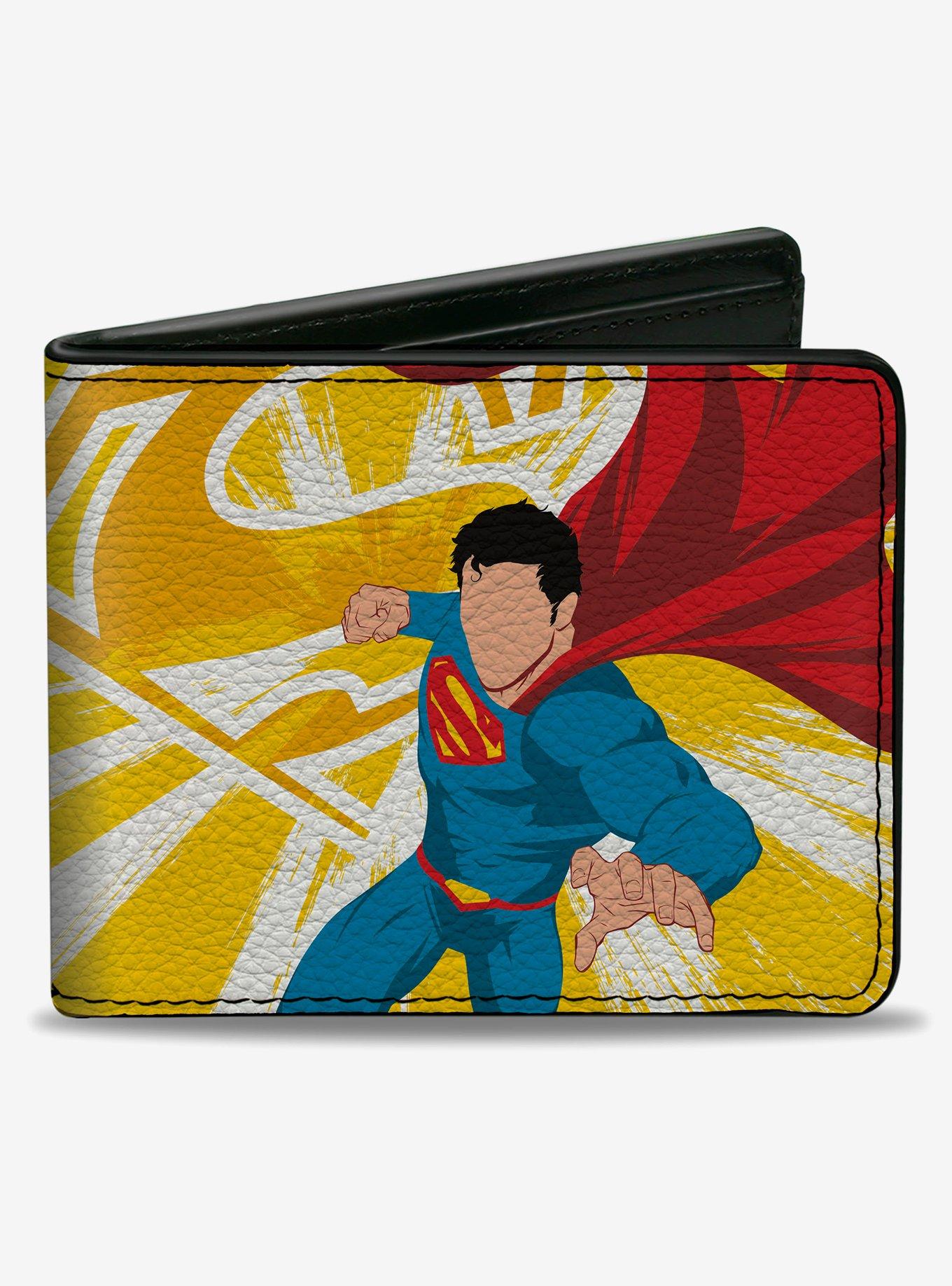 DC Comics Superman Action Silhouette Bifold Wallet, , hi-res