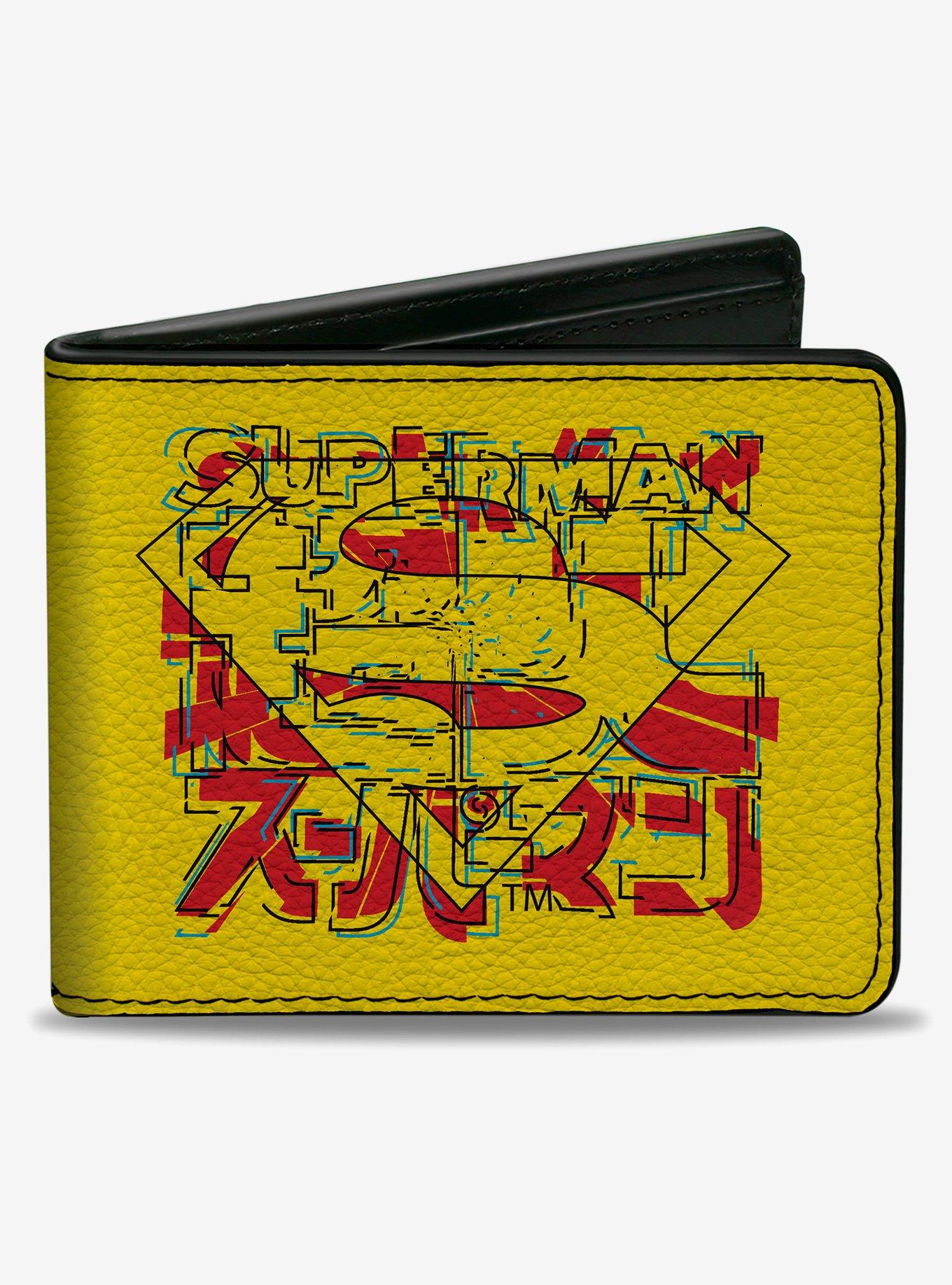DC Comics Superman Shield With Japanese Text Bifold Wallet, , hi-res