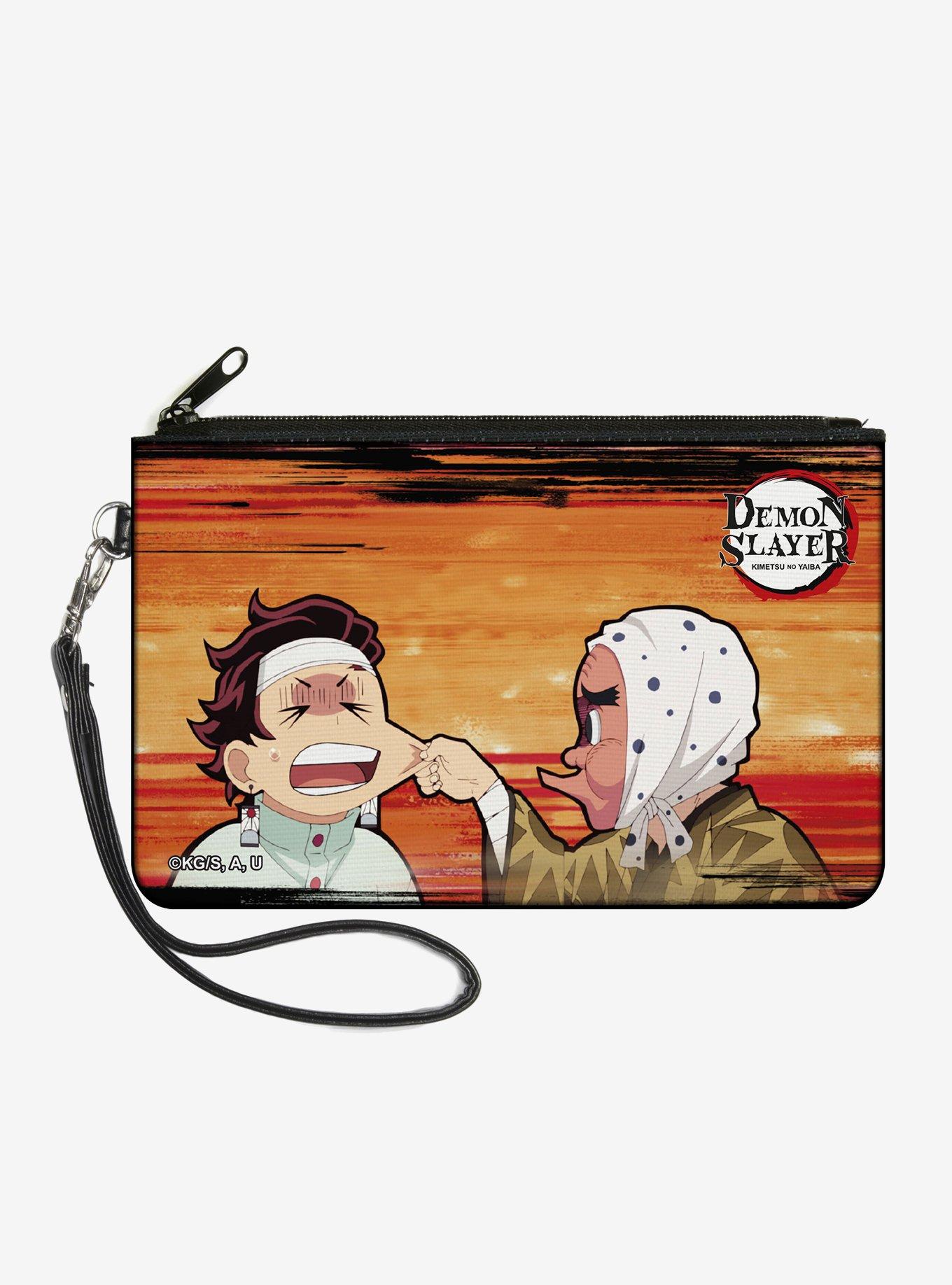 Demon Slayer: Kimetsu No Yaiba Chibi Tetsumotonaka Tanjiro Zip Clutch Wallet, , hi-res