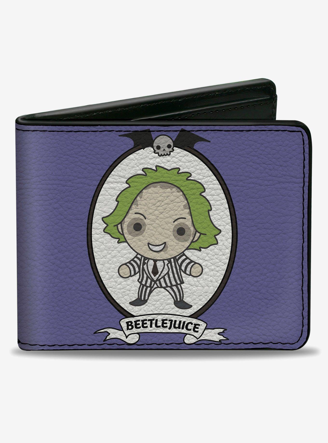 Beetlejuice Chibi Full Body Portrait Bifold Wallet, , hi-res