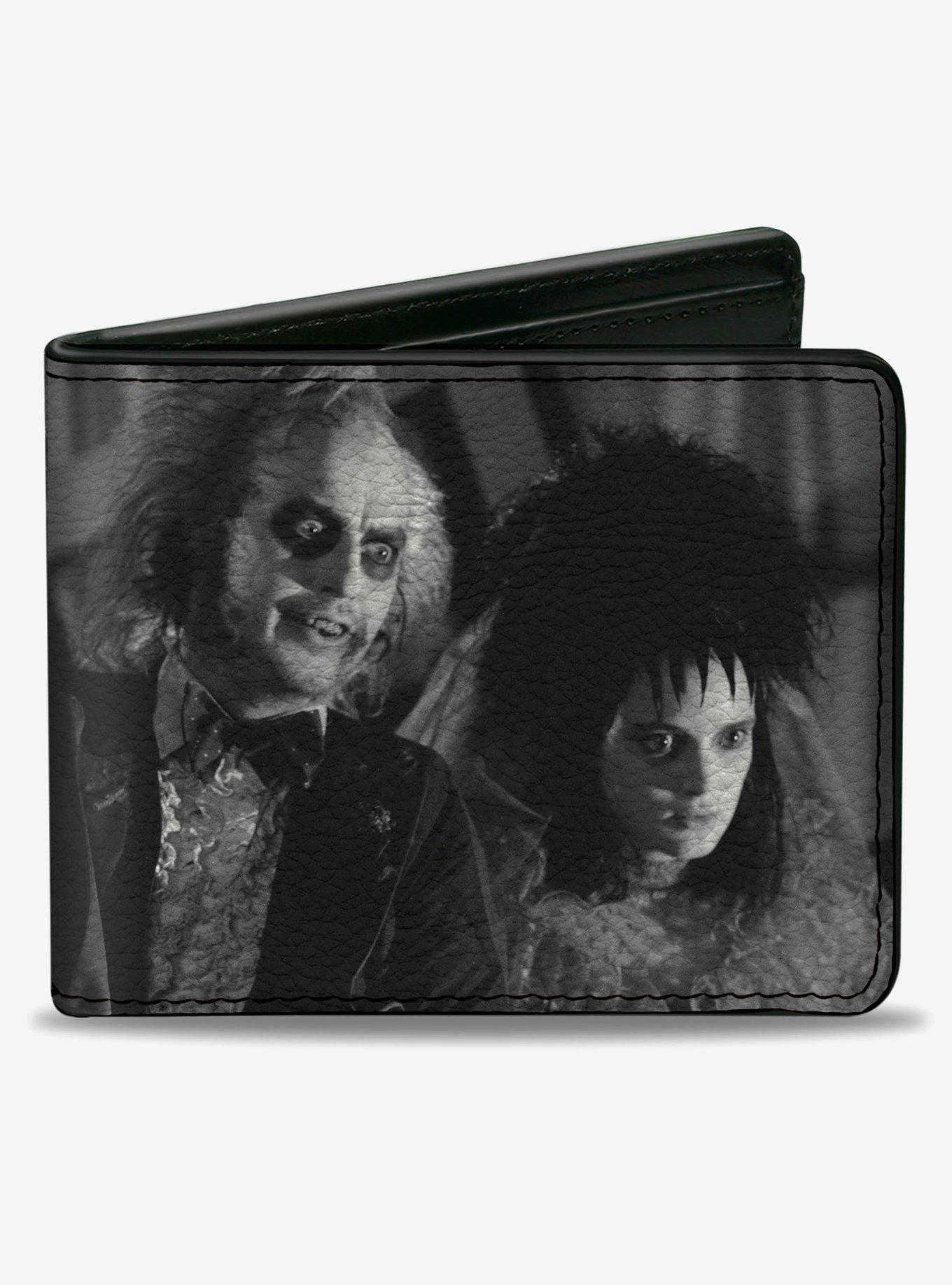 Beetlejuice and Lydia Wedding Scene Blocks Bifold Wallet, , hi-res