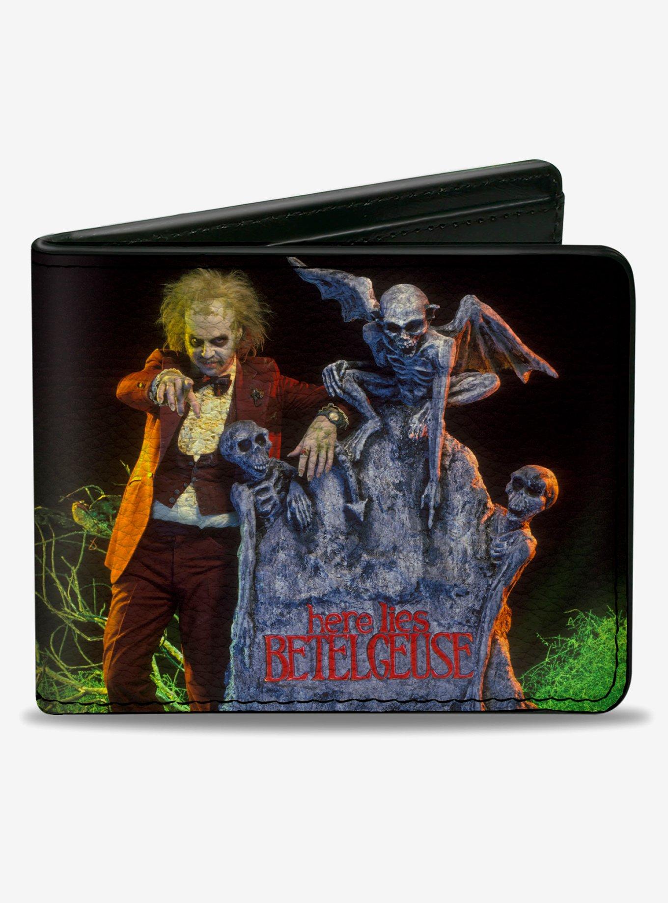 Beetlejuice Here Lies Betelgeuse Graveyard Pose Bifold Wallet, , hi-res