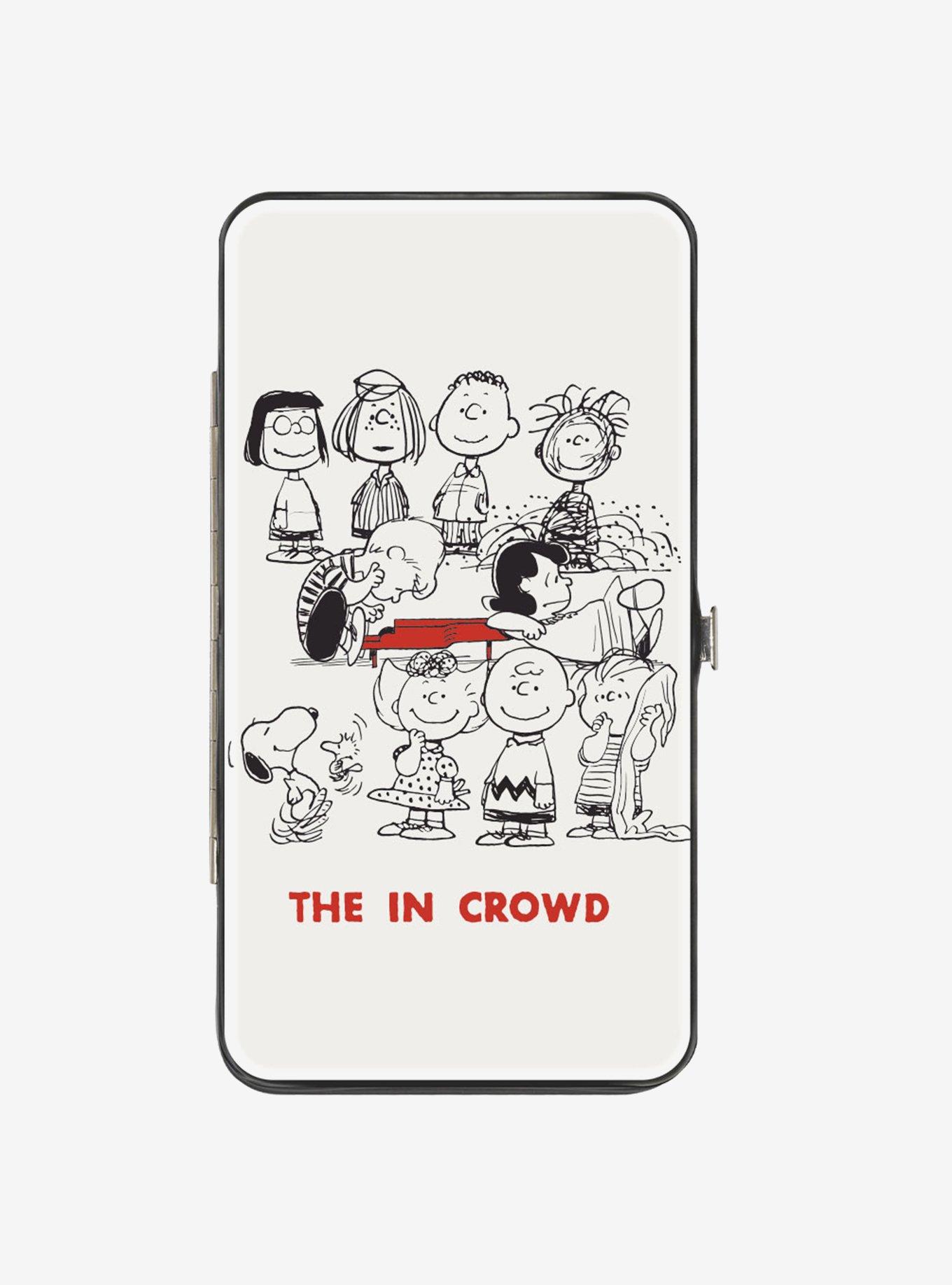Peanuts Gang 75th The In Crowd Group Hinged Wallet, , hi-res