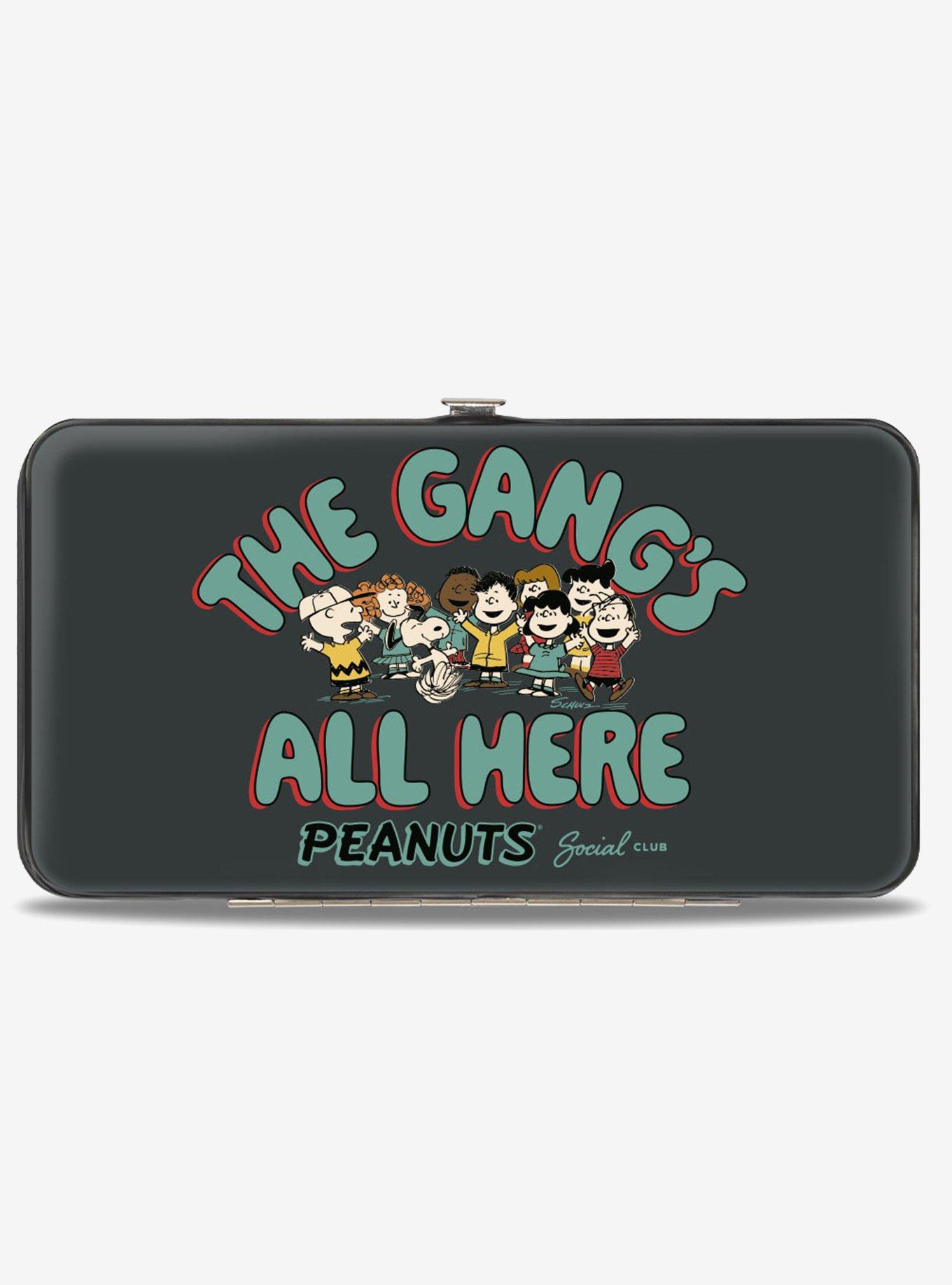 Peanuts Gang 75th The Gangs All Here Group Hinged Wallet, , hi-res
